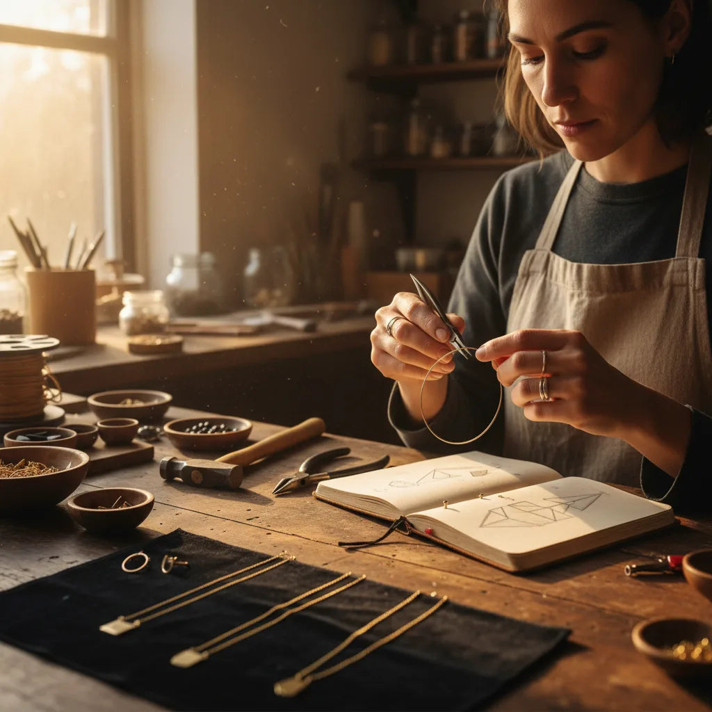 Étapes de fabrication d'un bijou artisanal | NIIKI PARIS