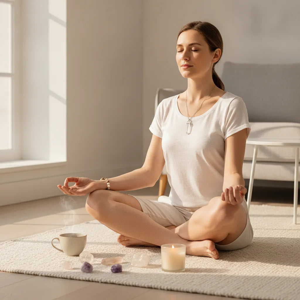 Méditation avec pierres bijoux – rituel et guide pratique