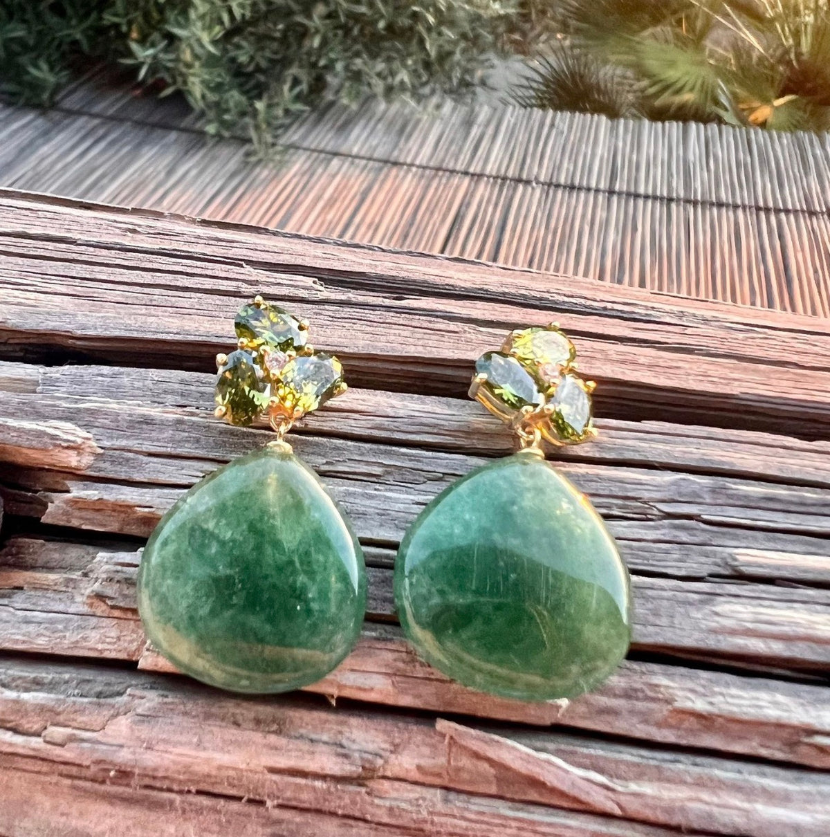 Green Flower - Quartz Vert