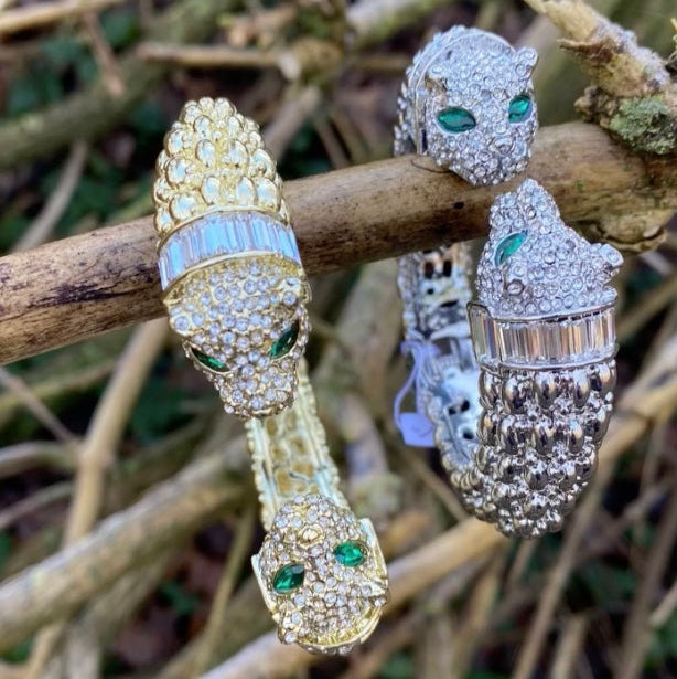 The Tiger Bangle - Silver
