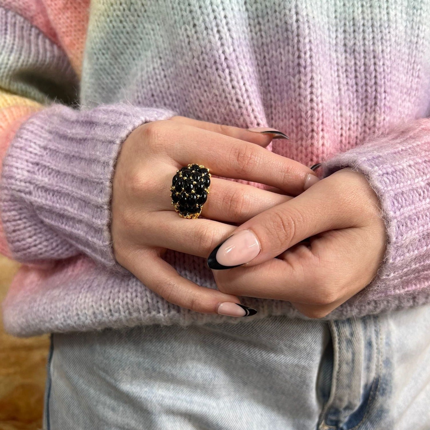 Béatrice-Ring – Schwarz