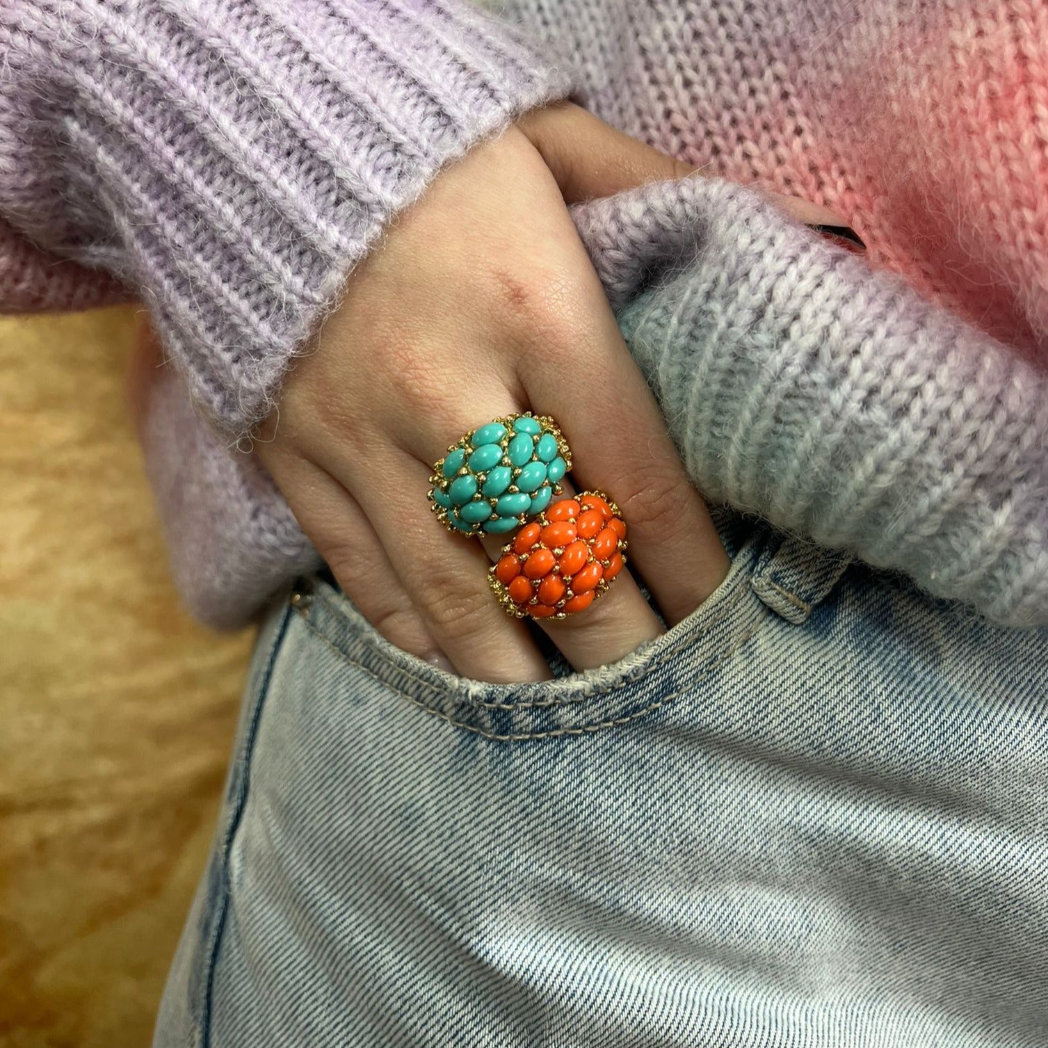 Béatrice Ring – Koralle