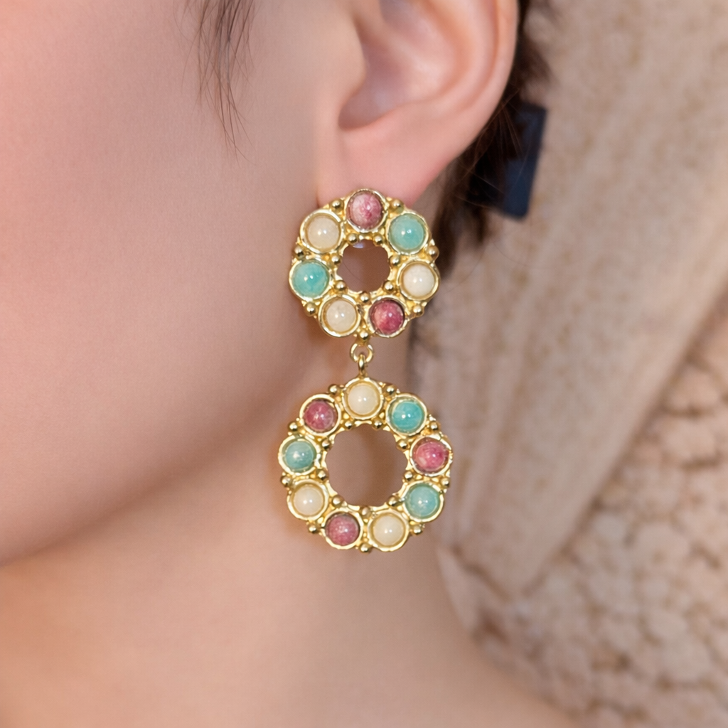 Ambre - Boucles d'oreilles