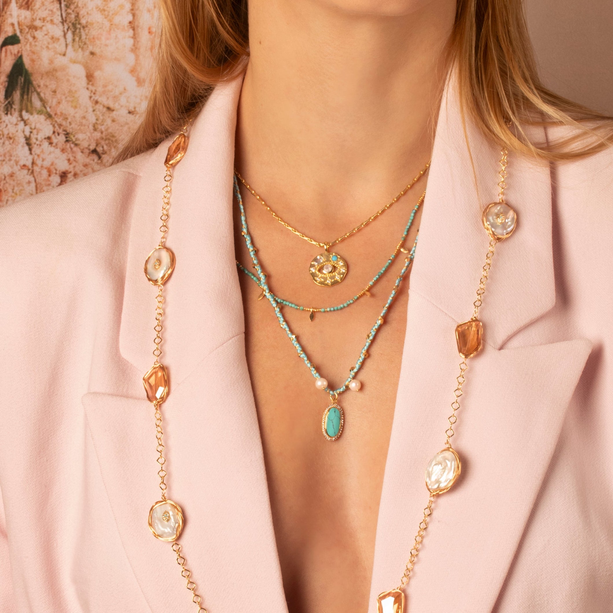 Naia collier - Turquoise