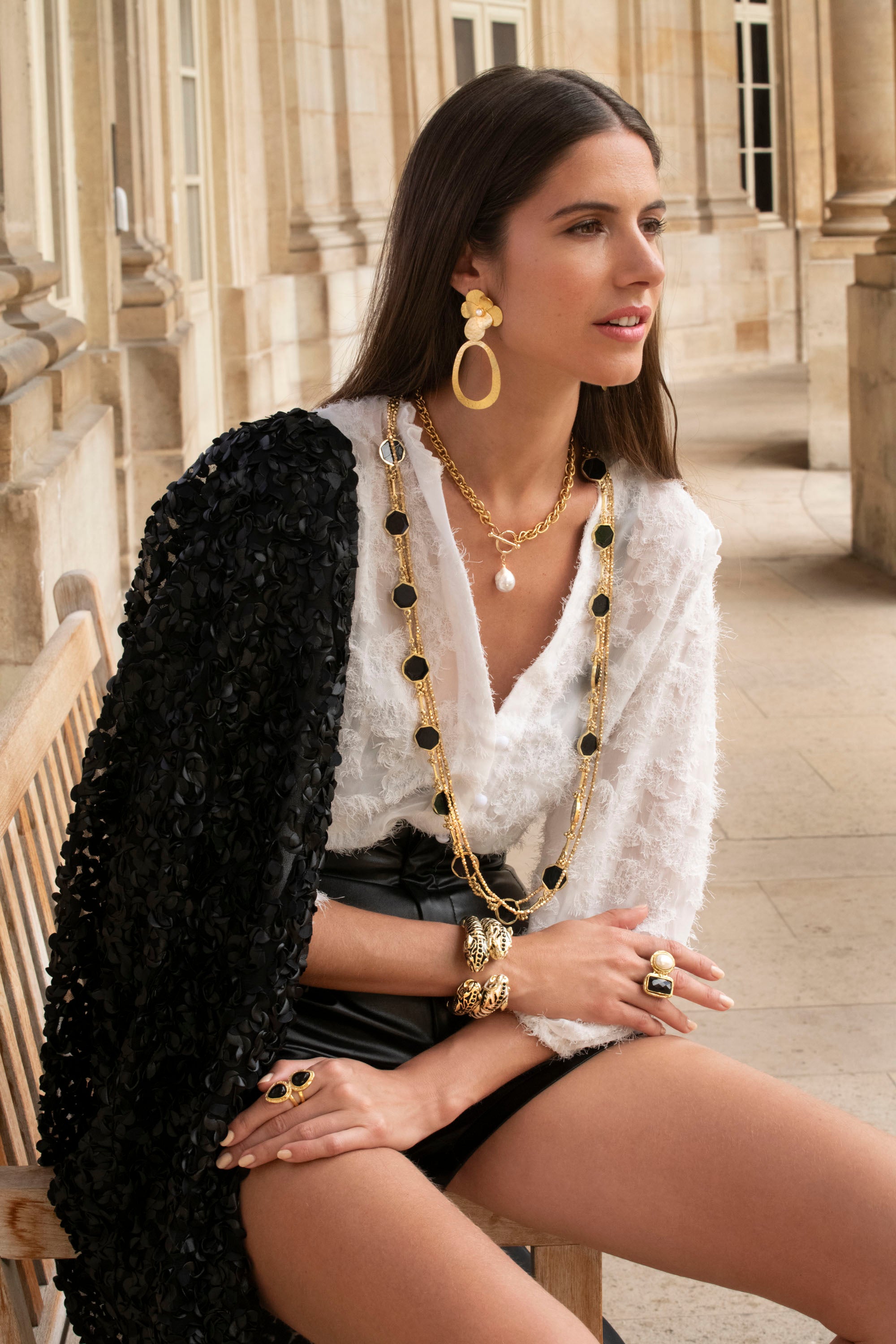 Skyléa - Sautoir Noir