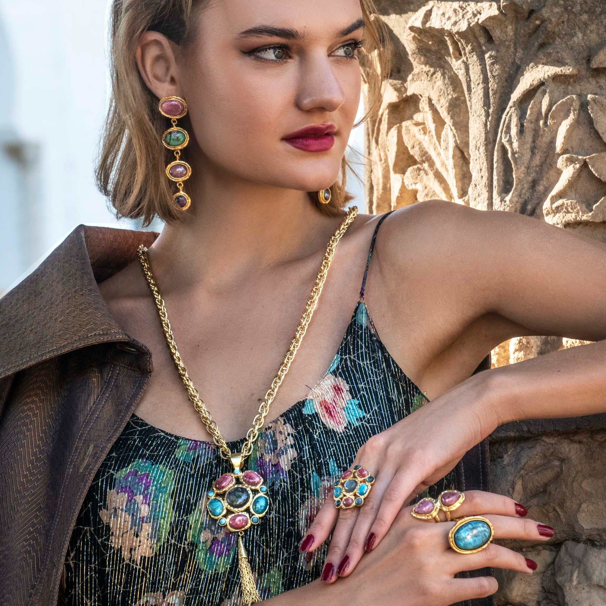 Carthage - Sautoir Labradorite