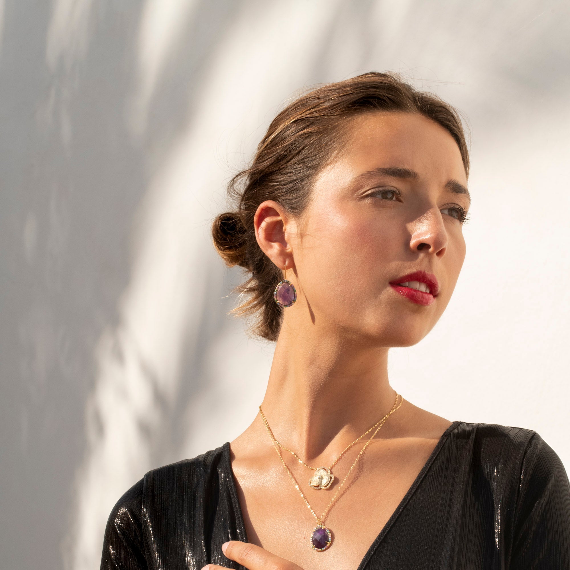 Boucles Espoir - Améthyste