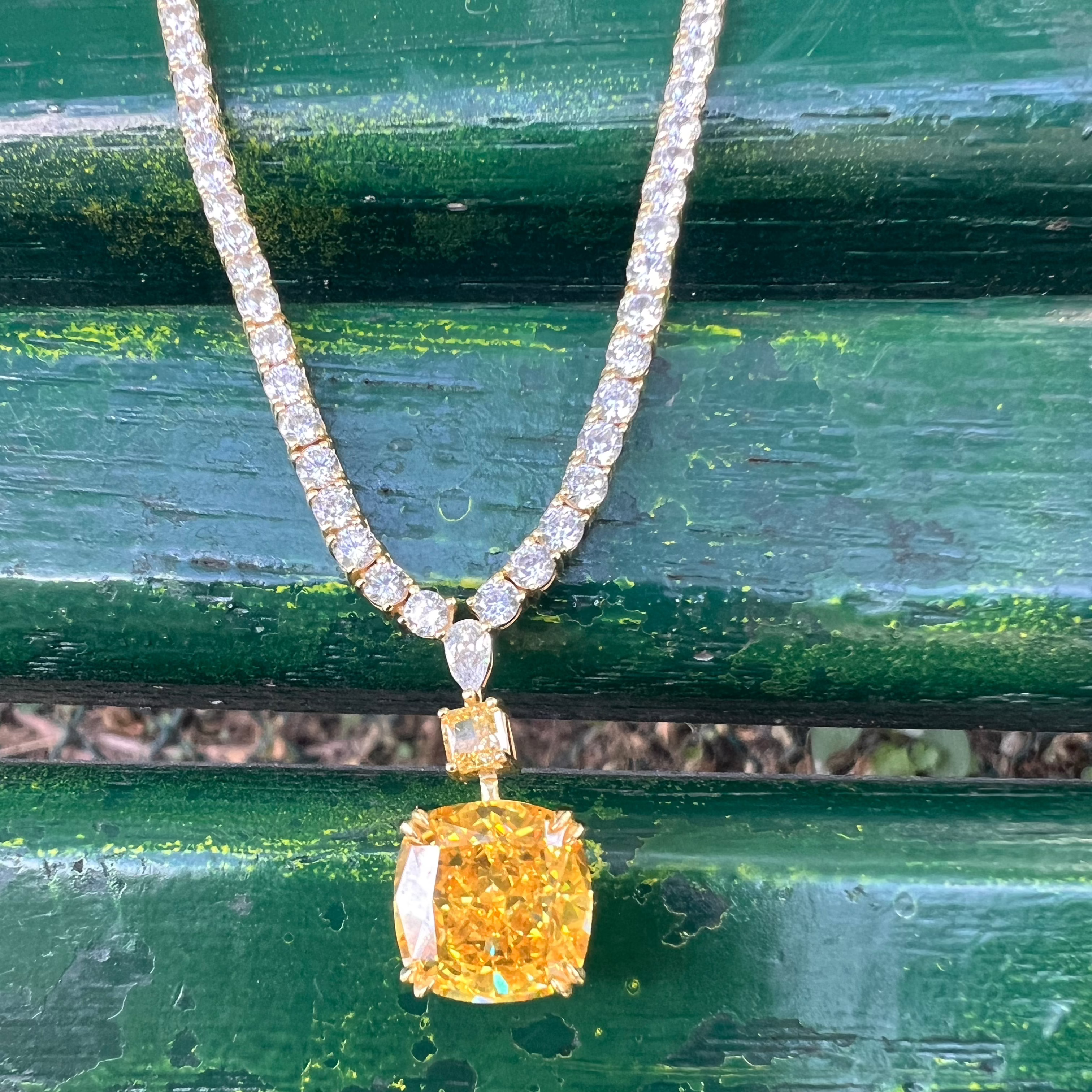 Eclora Jaune - Collier