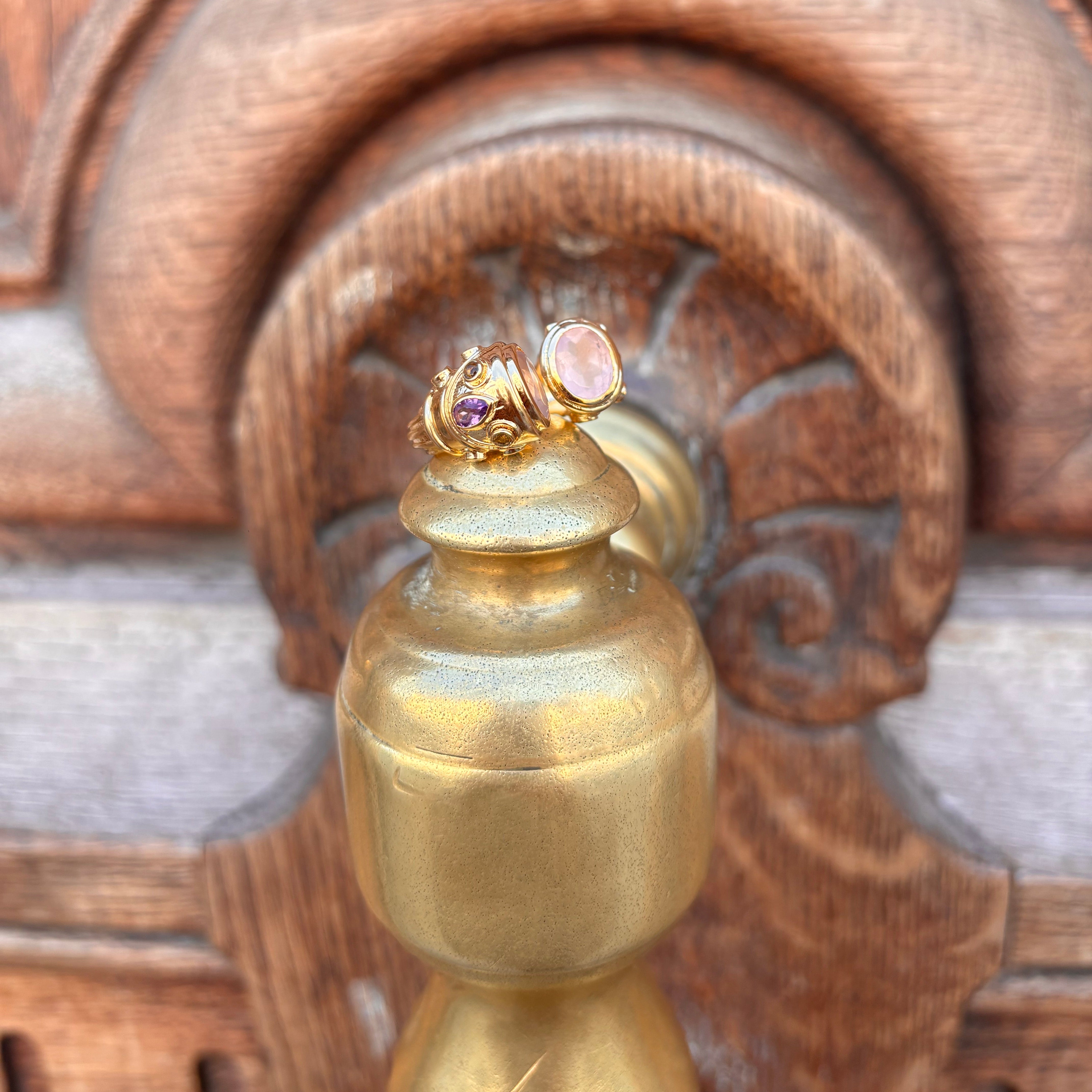 Héritage Bague - Quartz Rose