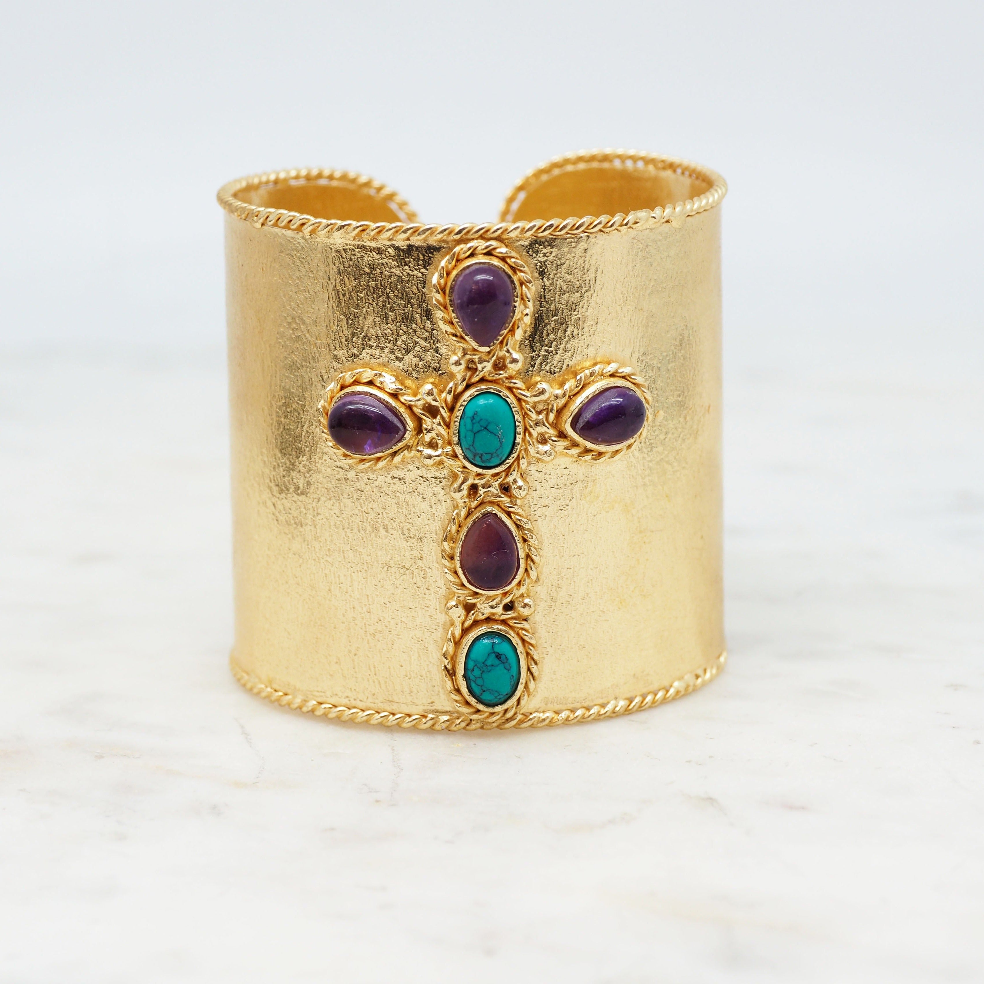 Faith - Manchette Turquoise