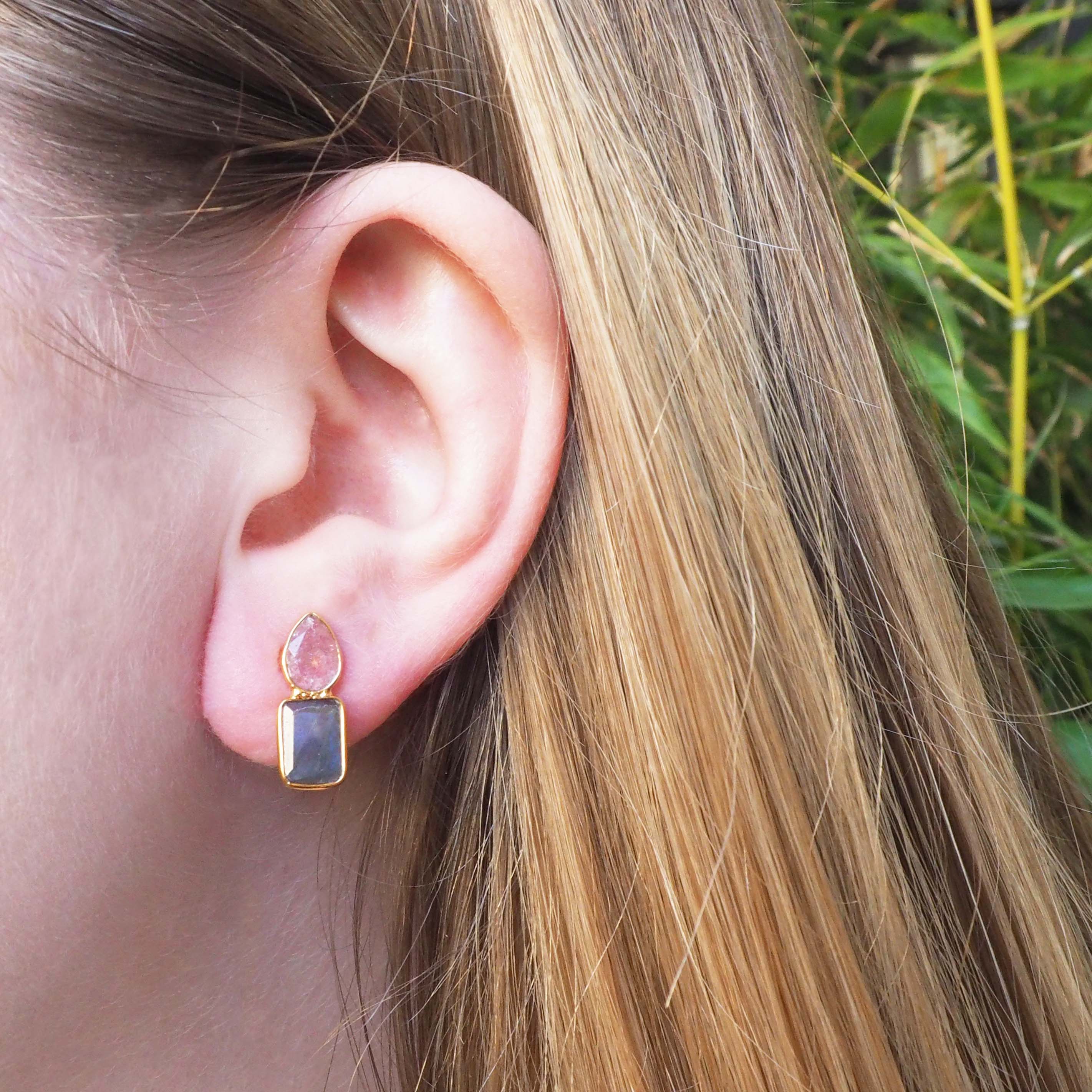 Jerry - Labrodite et Quartz Fraise