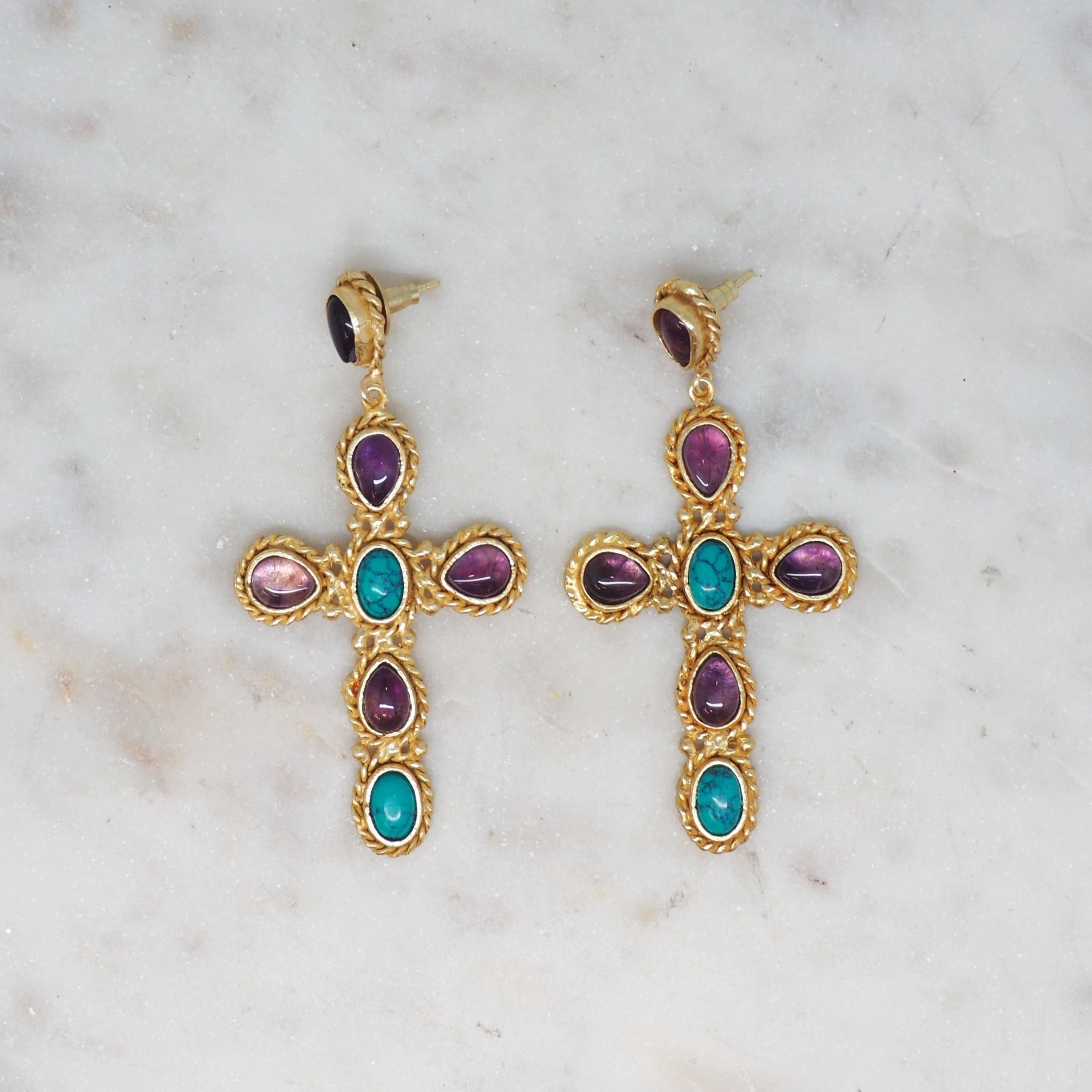Faith - Boucles Turquoise