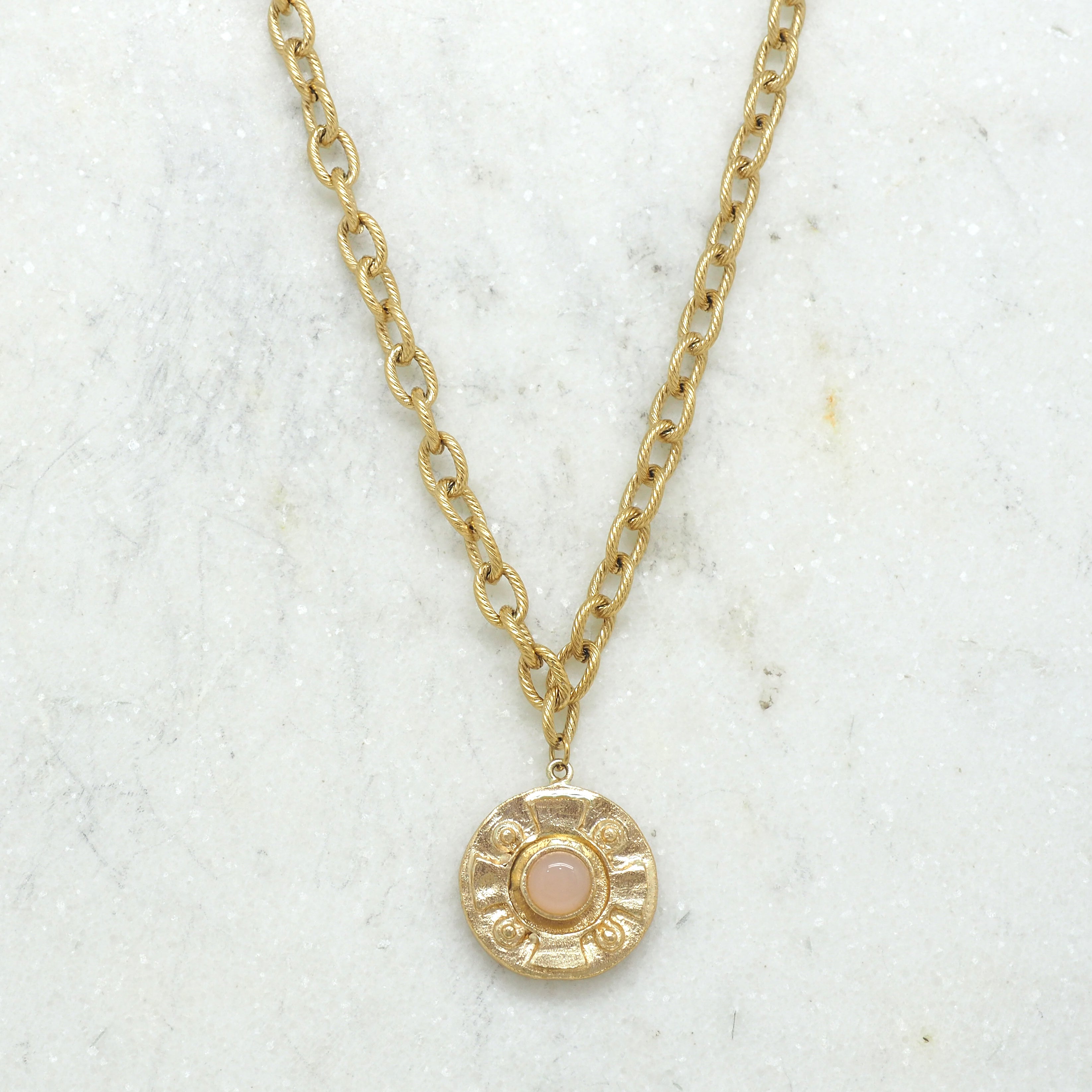 Medalya - Quartz Rose