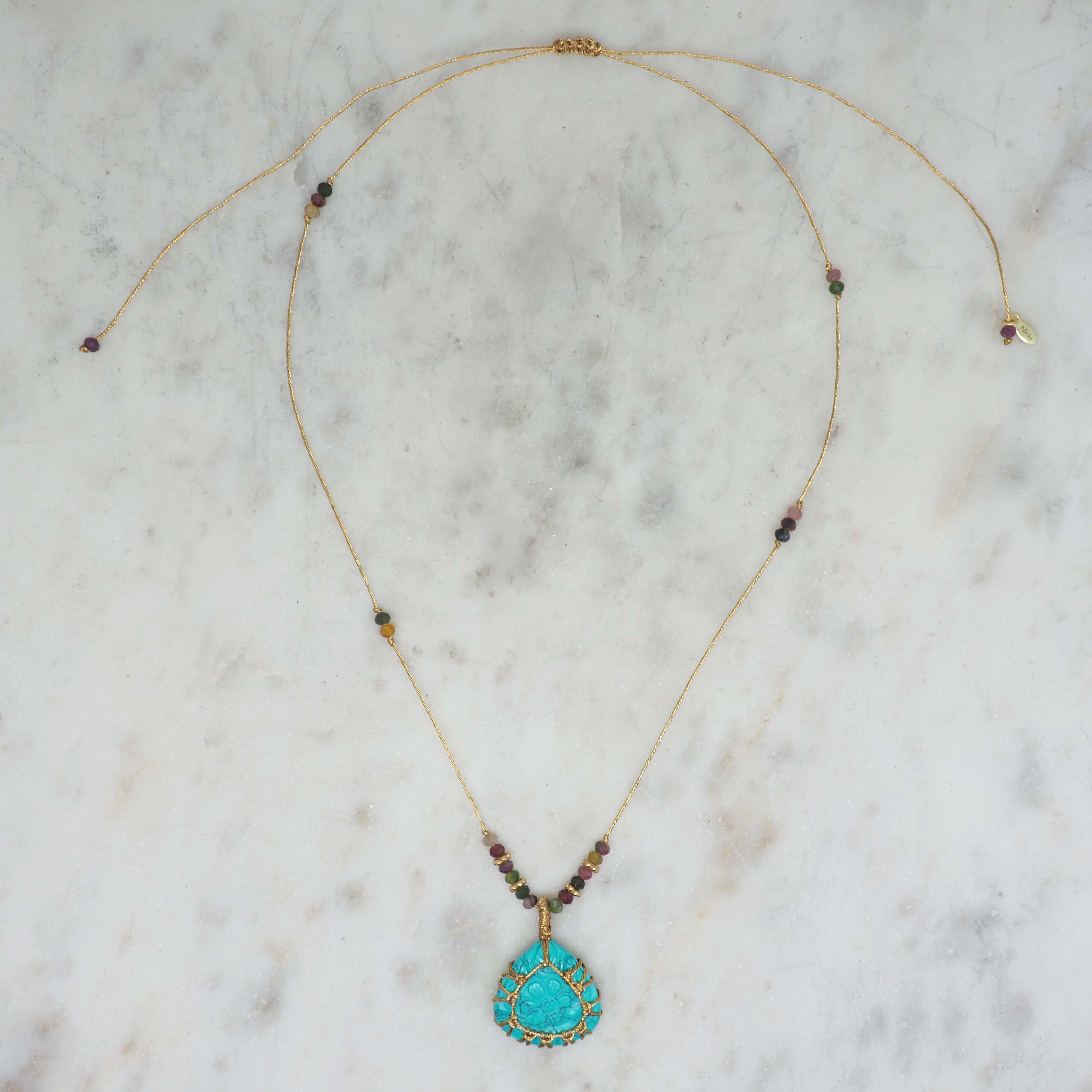 Noa - Collier Turquoise