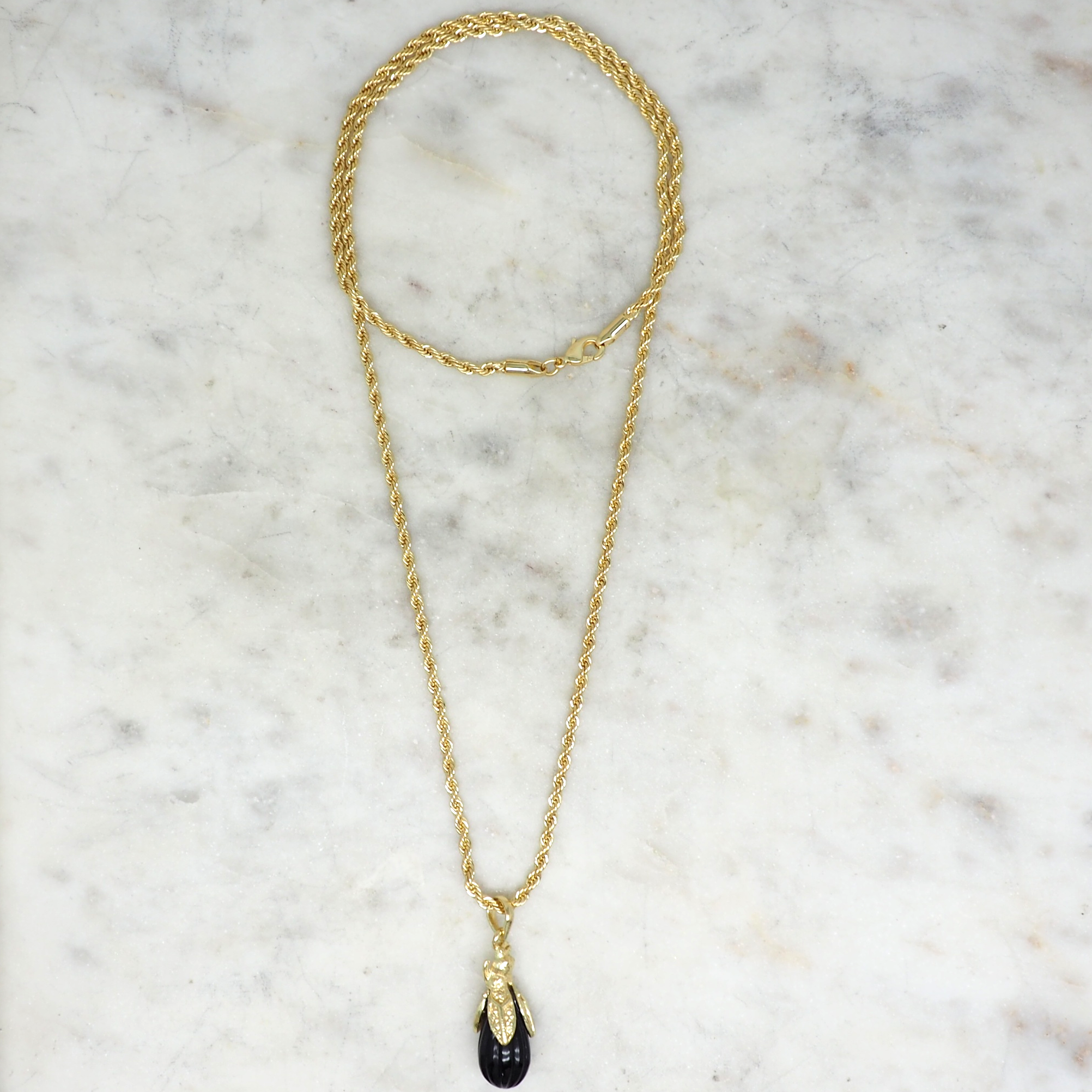 Totem - Collier Onyx noir