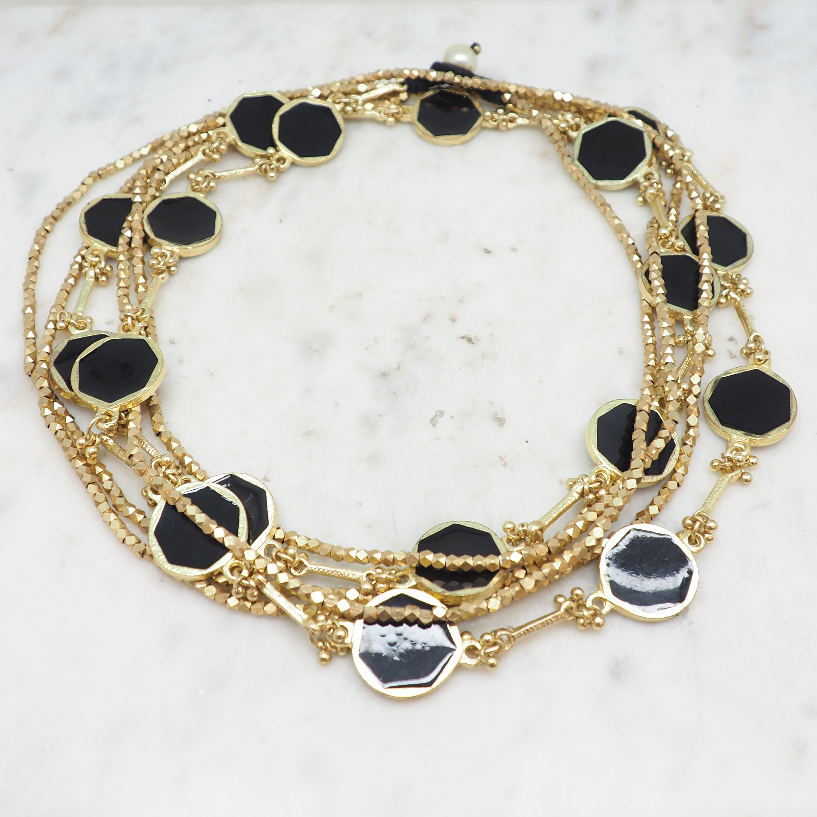 Skyléa - Sautoir Noir