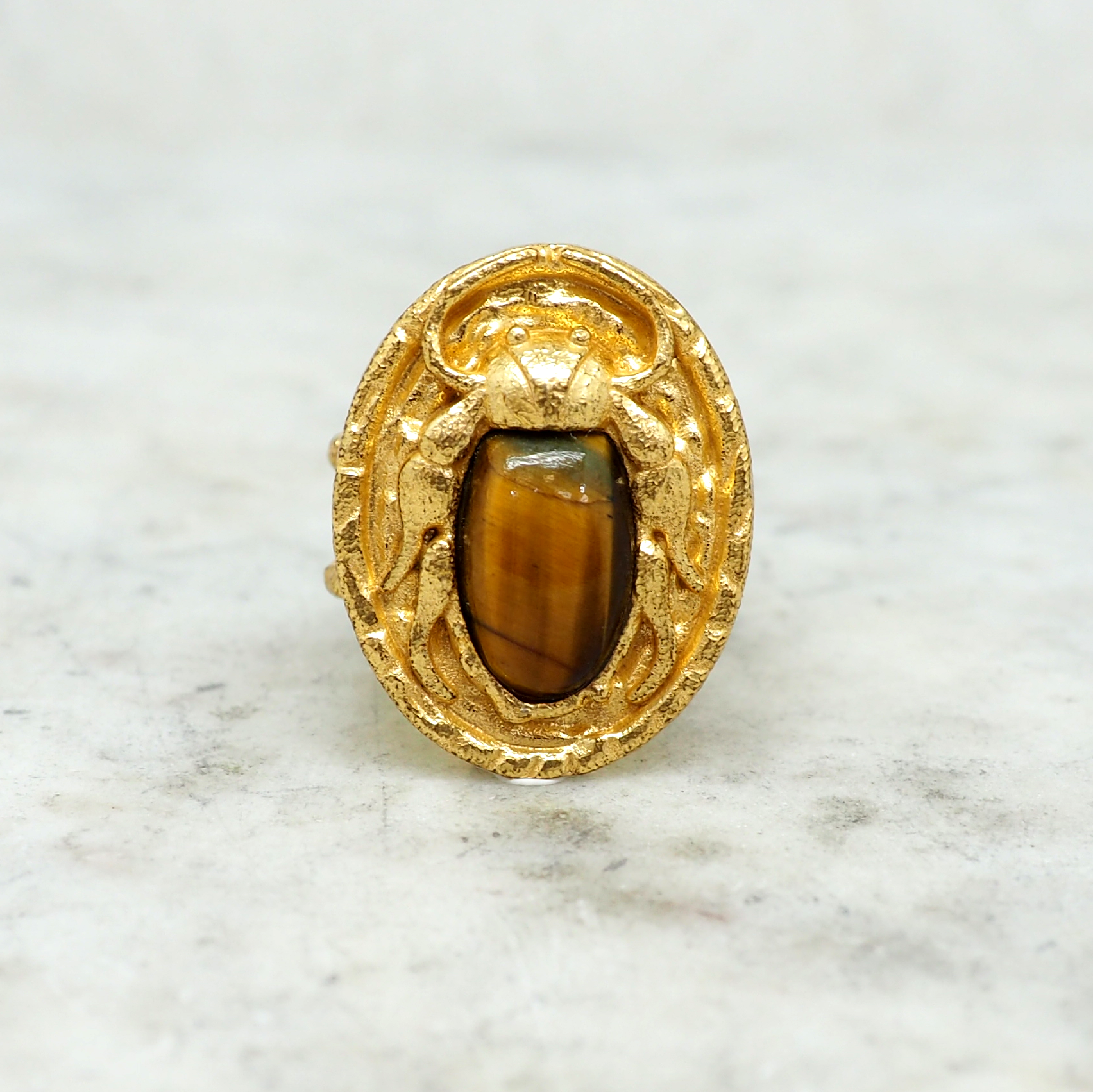 Montevideo - Bague Oeil de Tigre