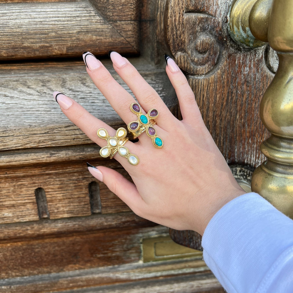 Faith - Bague Turquoise