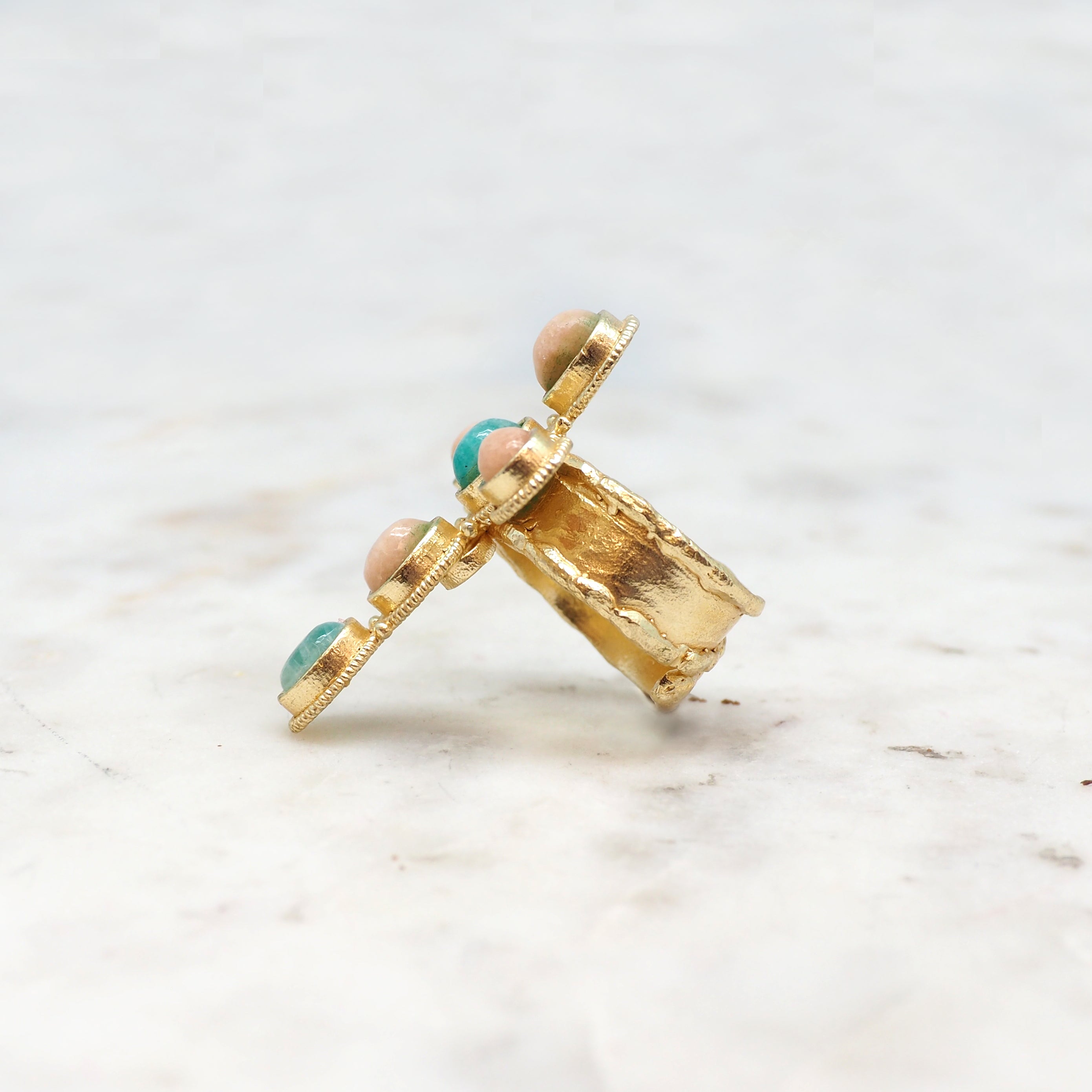 Faith - Bague Red Amazonite