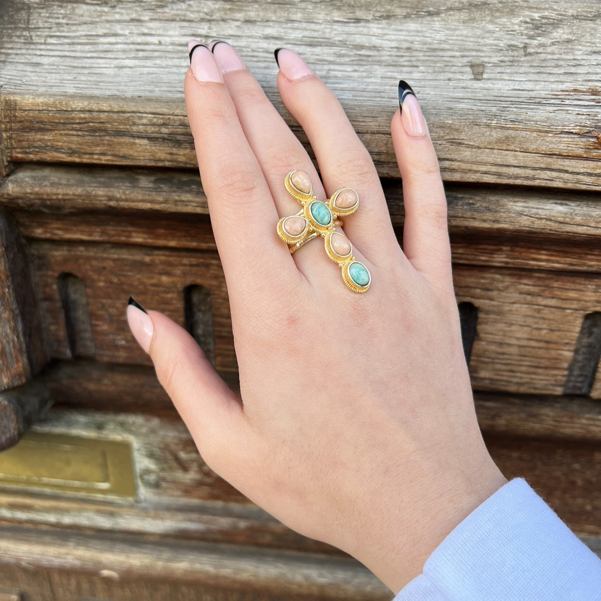 Faith - Bague Red Amazonite