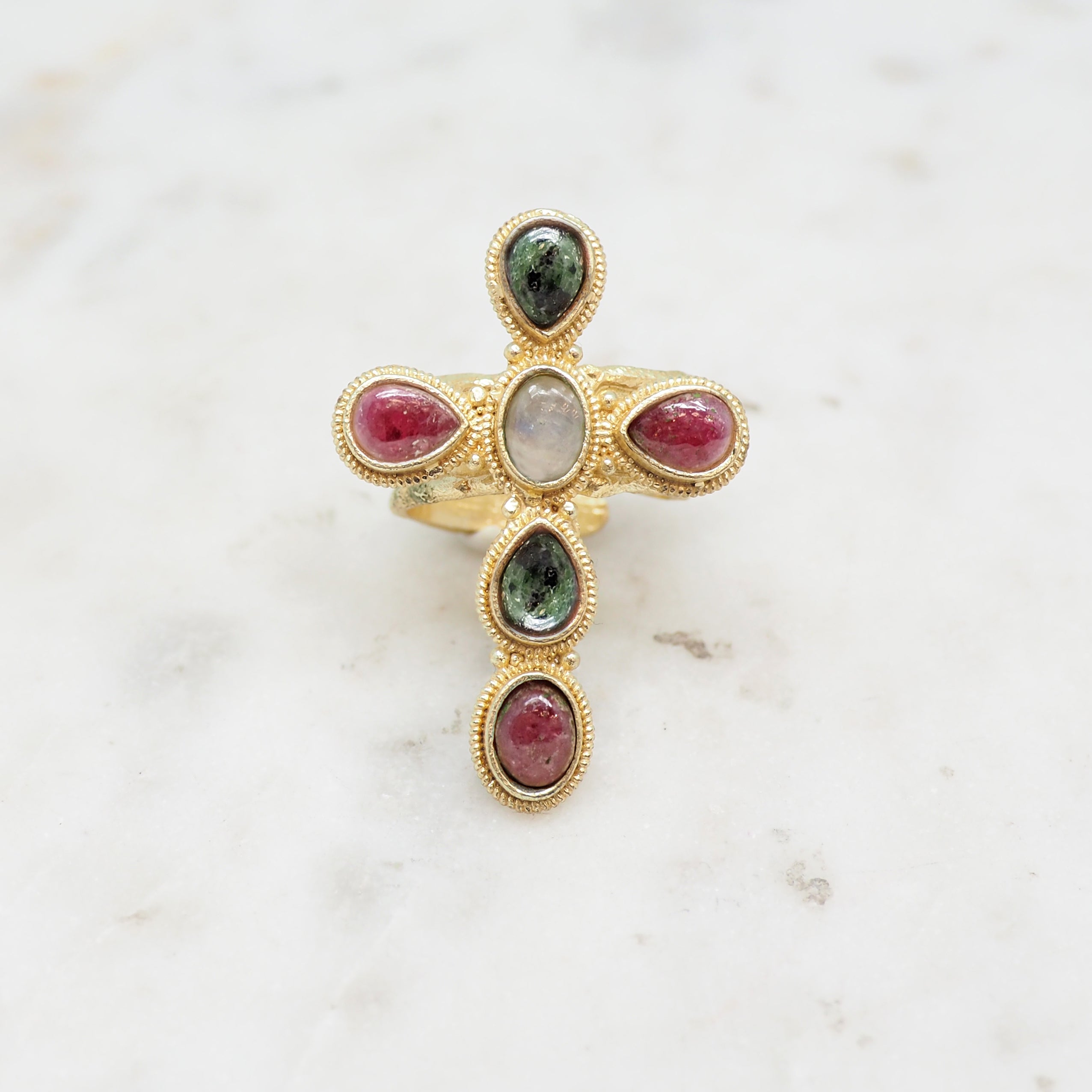 Faith - Bague Rubis Zoisite