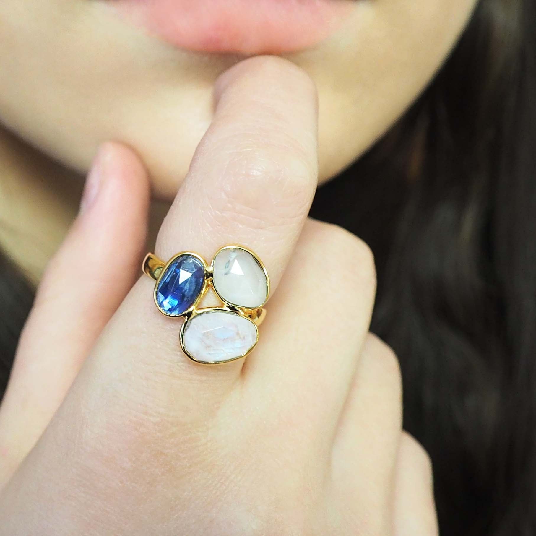 Trio - Kyanite bleue