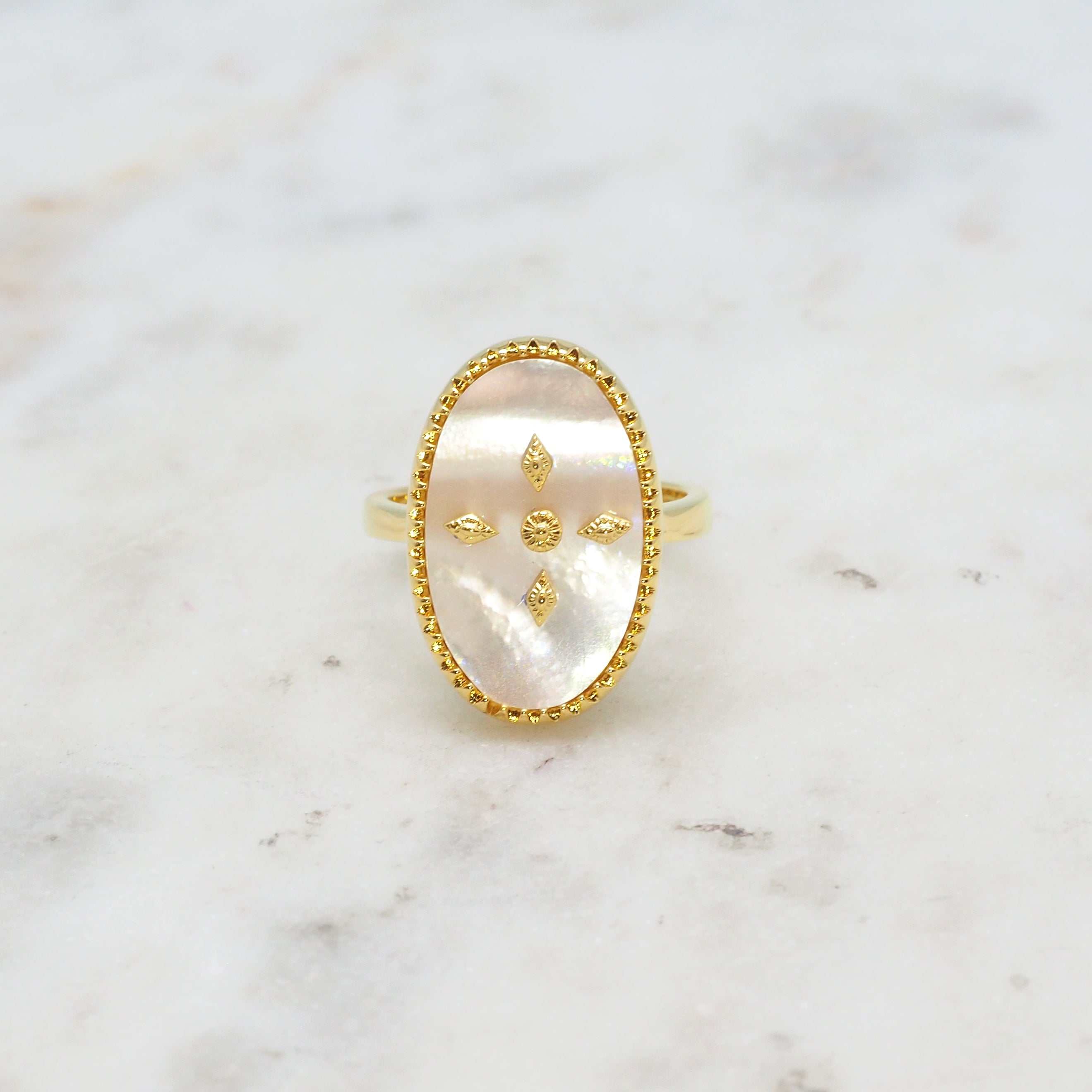 Ornella - Mother-of-pearl ring