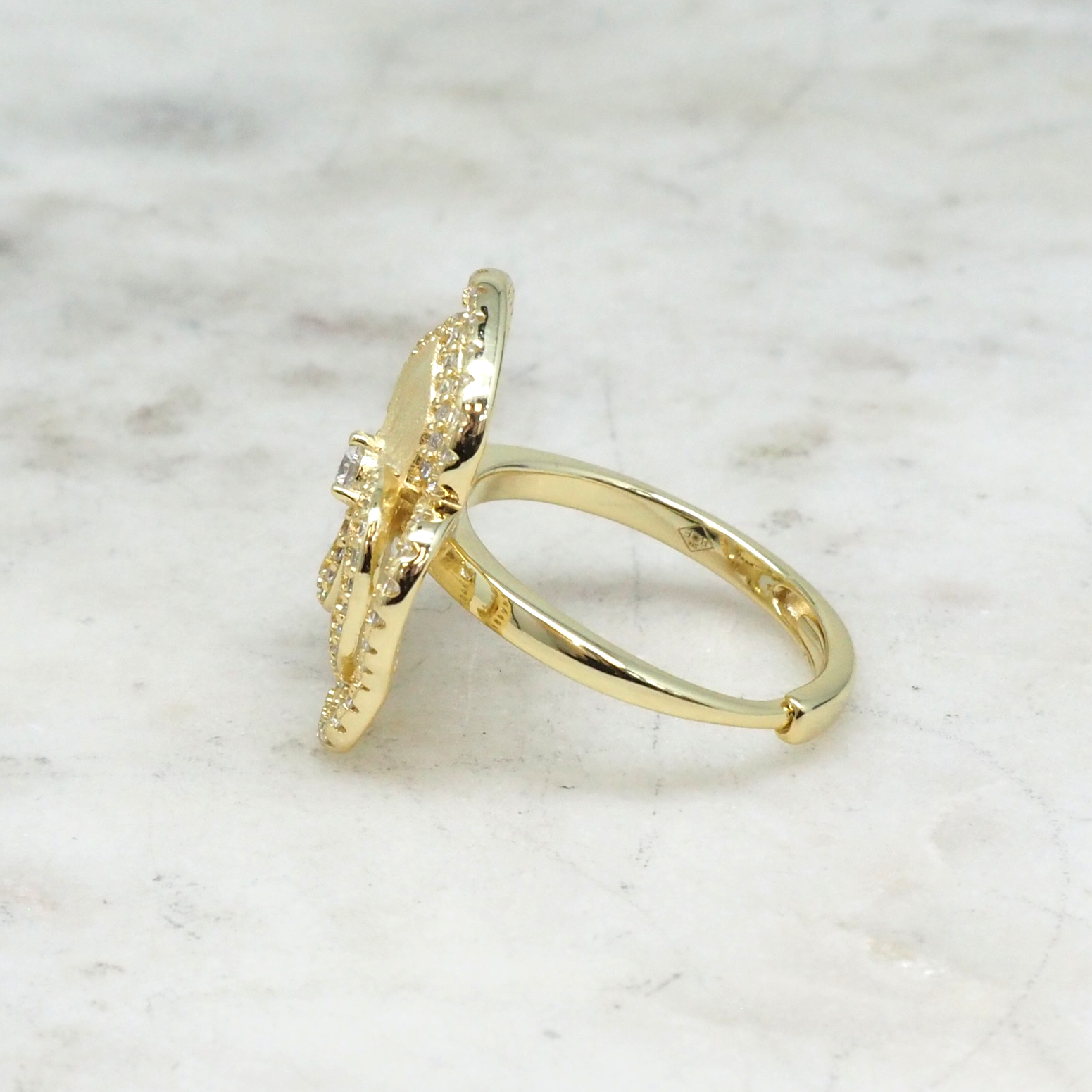Golden Flowers - Bague
