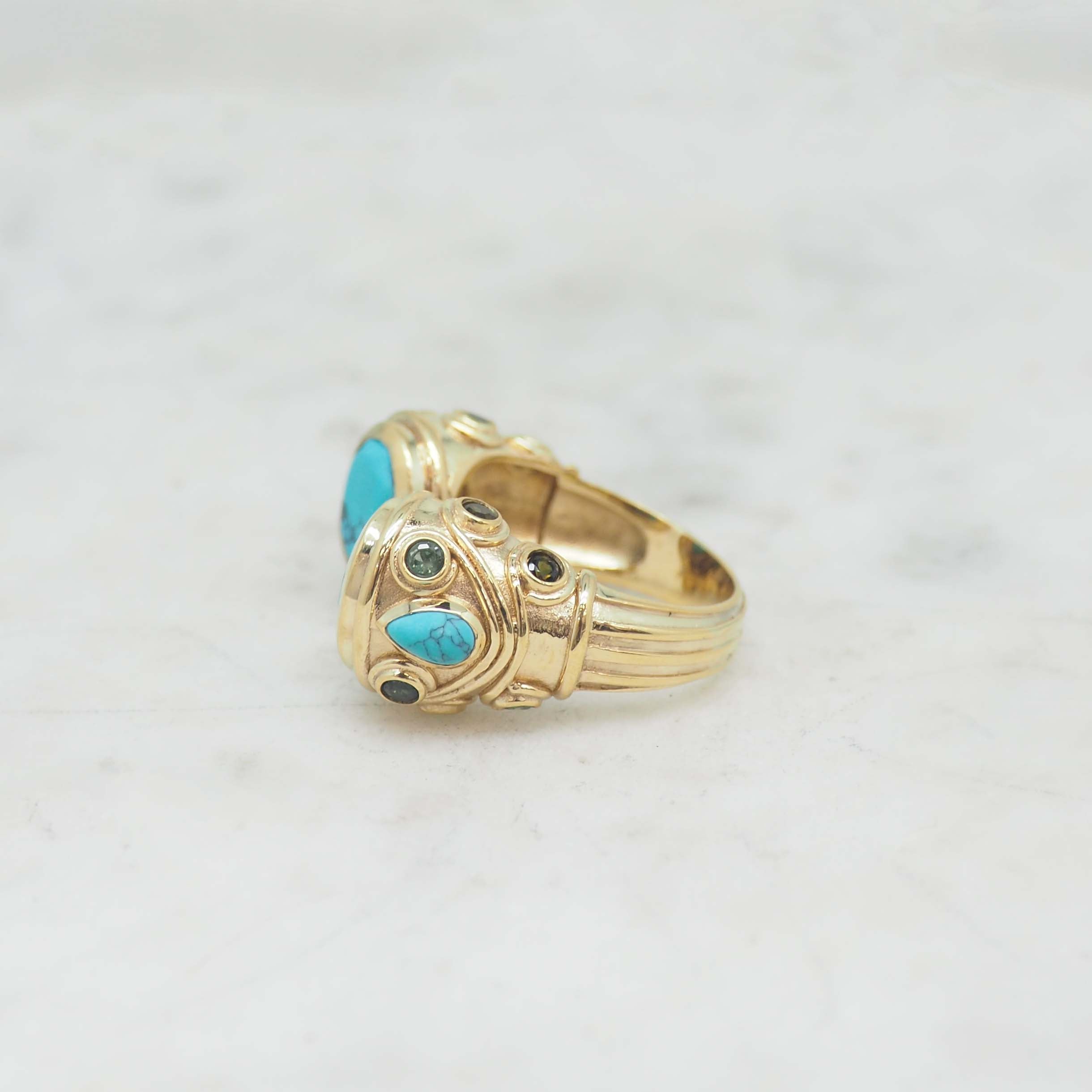 Héritage Bague - Turquoise