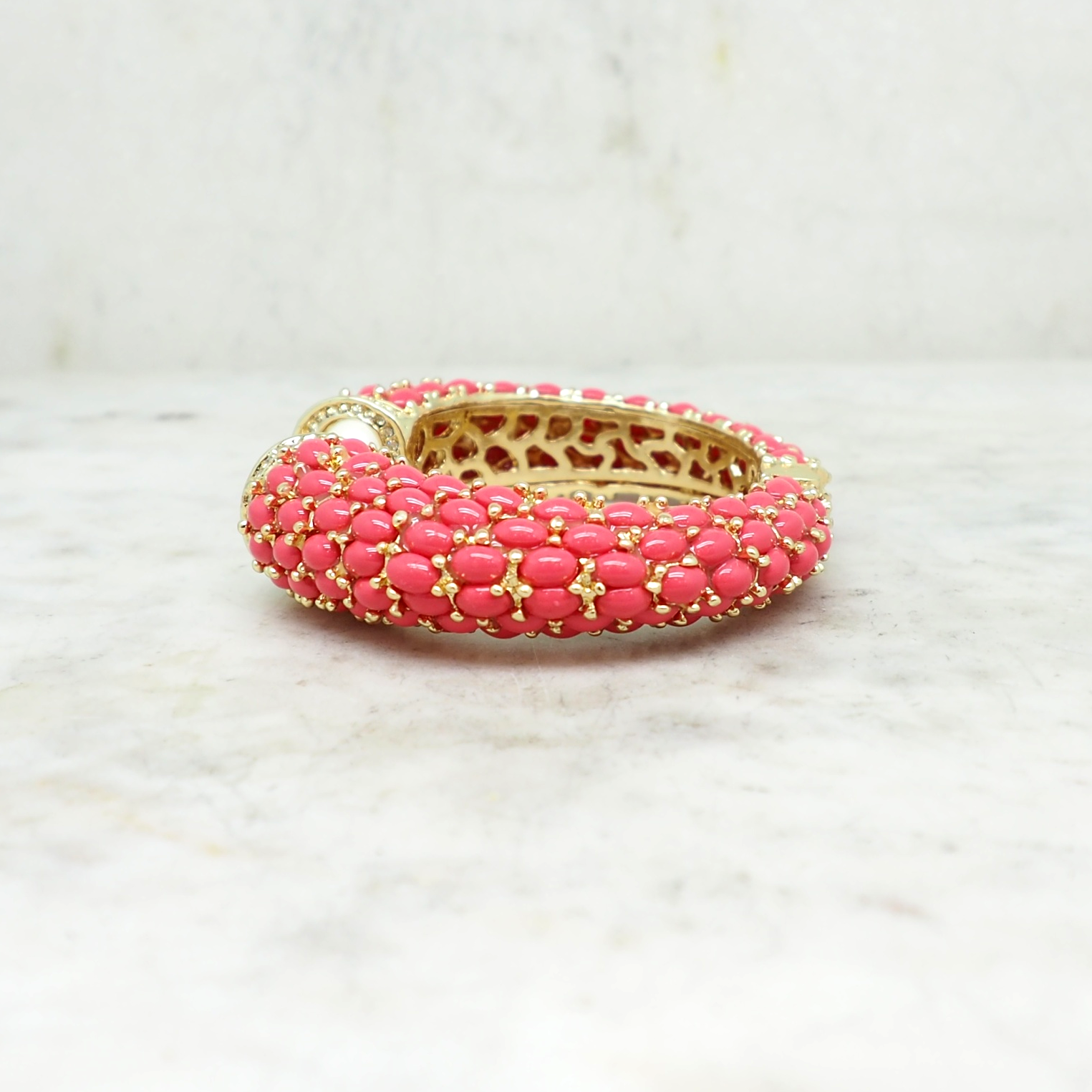 Jonc Ibiza - Rose bonbon