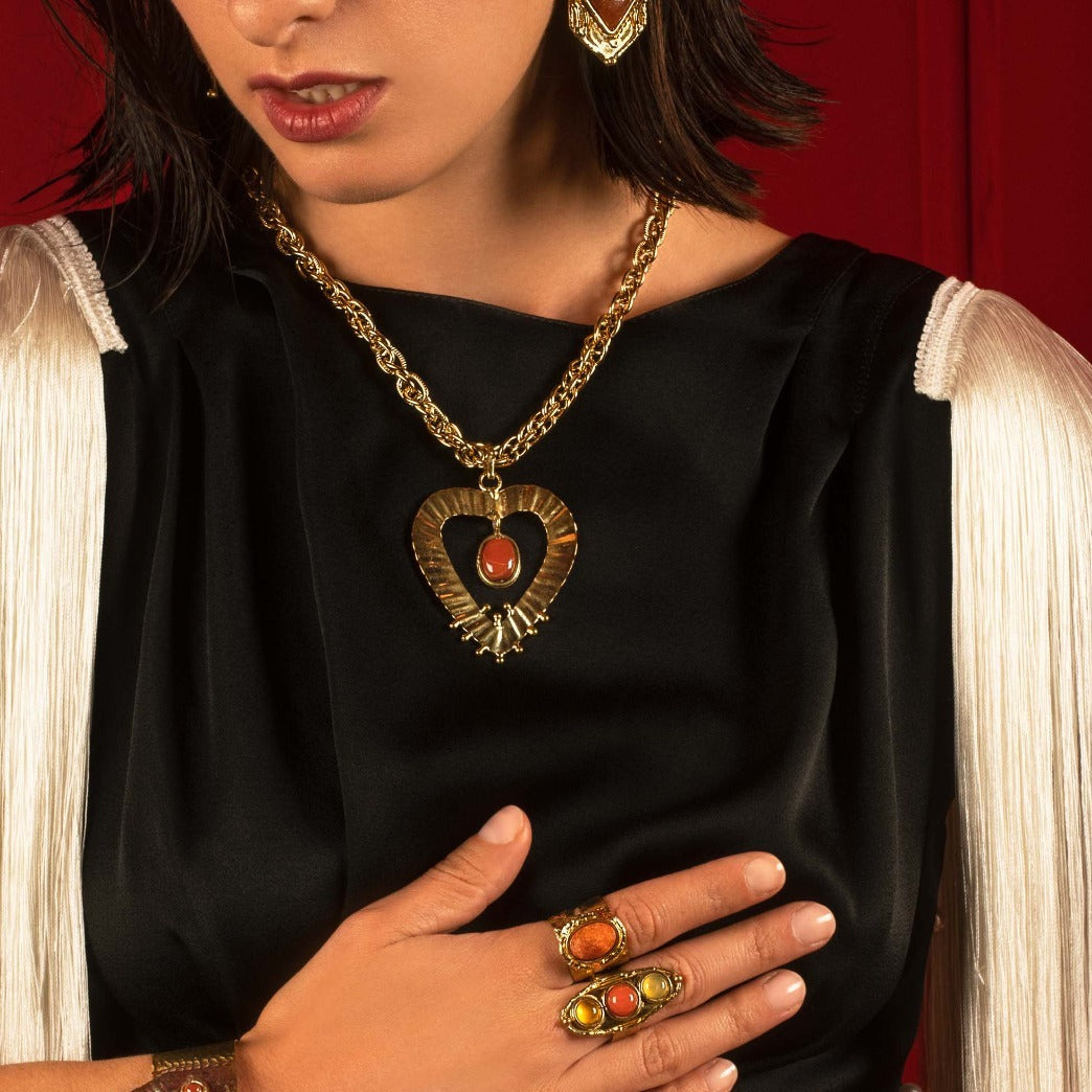 Coeur Rouge - Collier