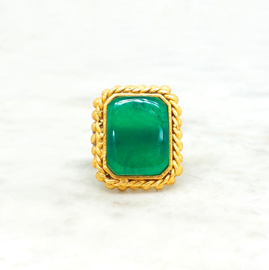 Yana - Bague Quartz Vert