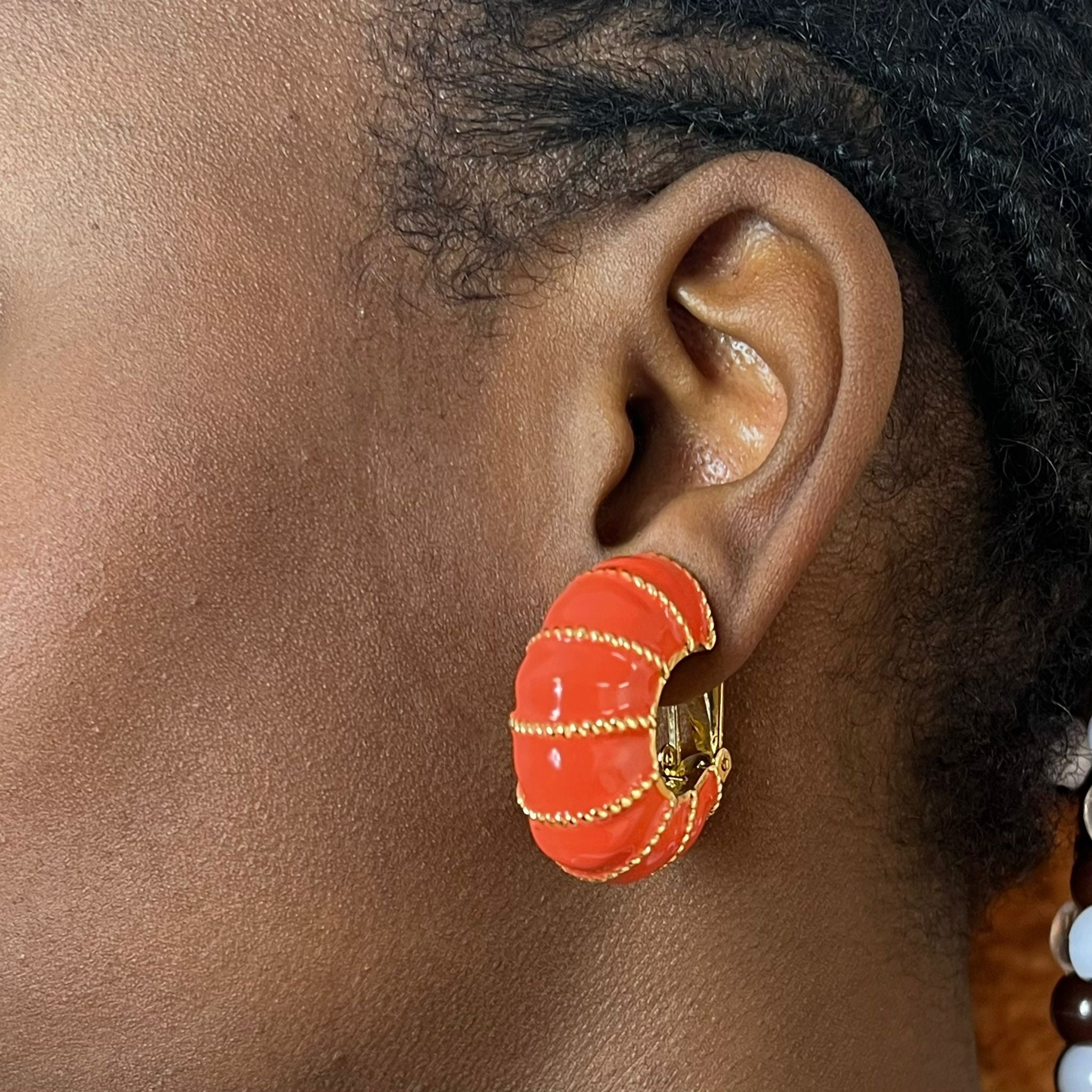 Fidschi - Korallenohrringe