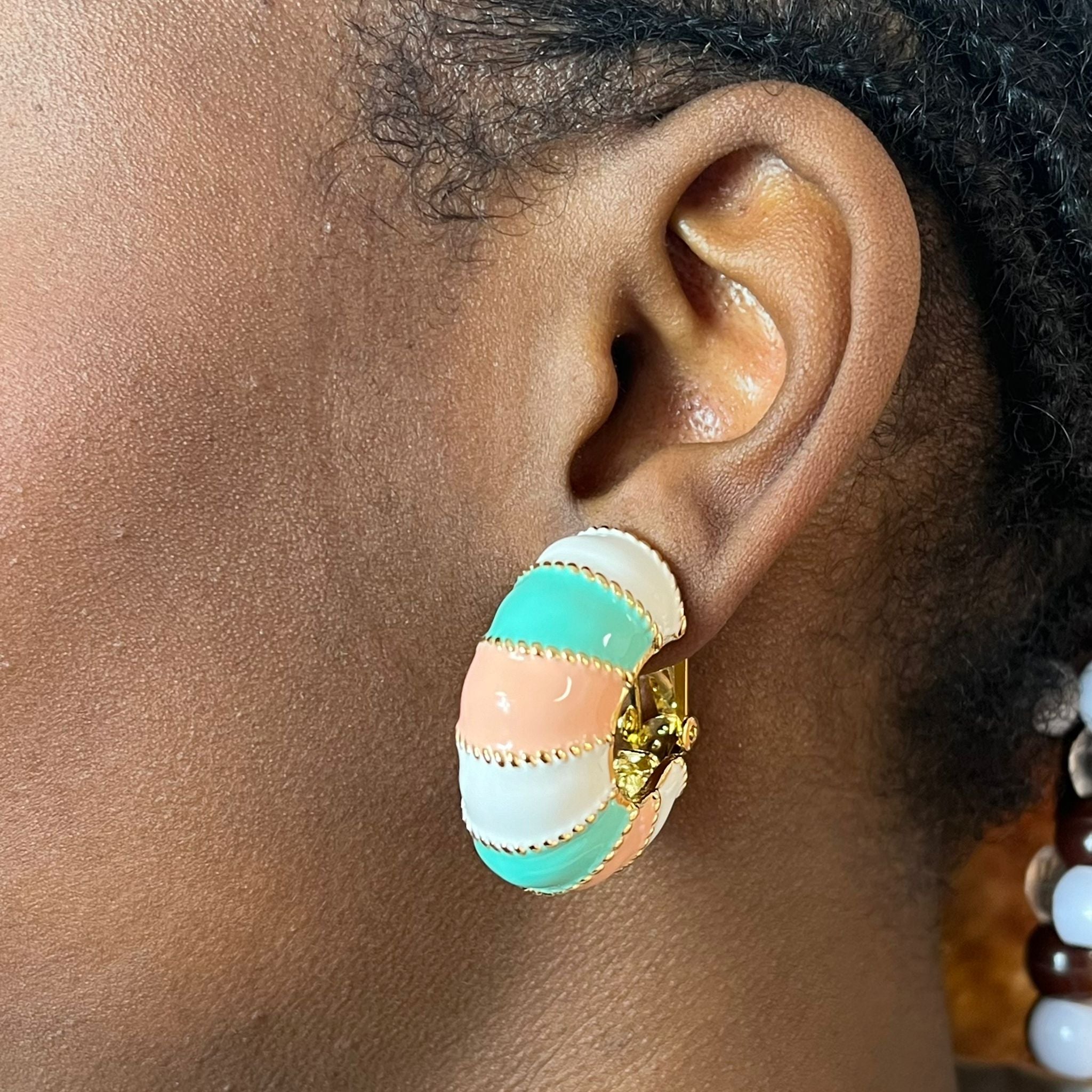 Fidschi - Mehrfarbige Ohrringe