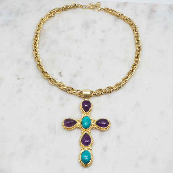 Faith - Collier Turquoise