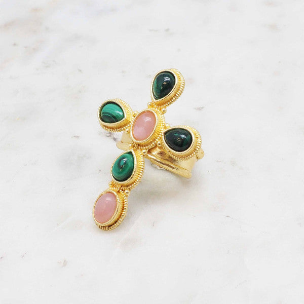 Faith - Bague Malachite