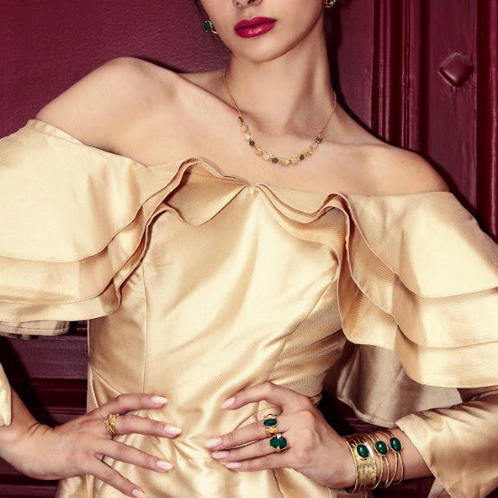 Abigail - Green onyx