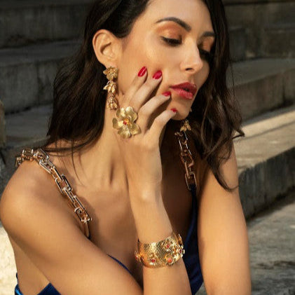 Fleur de Corail - Manchette