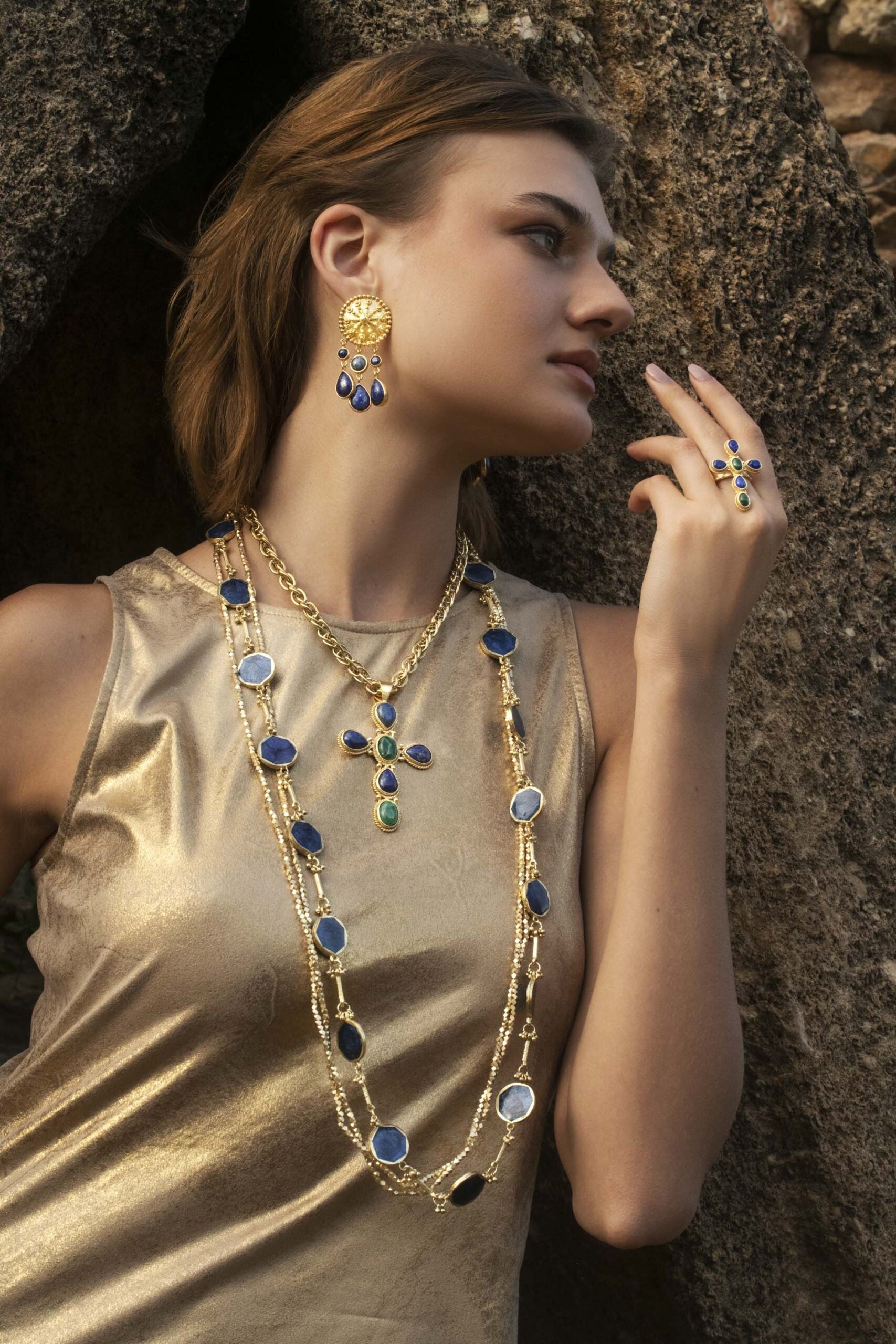 Faith - Lapis Necklace