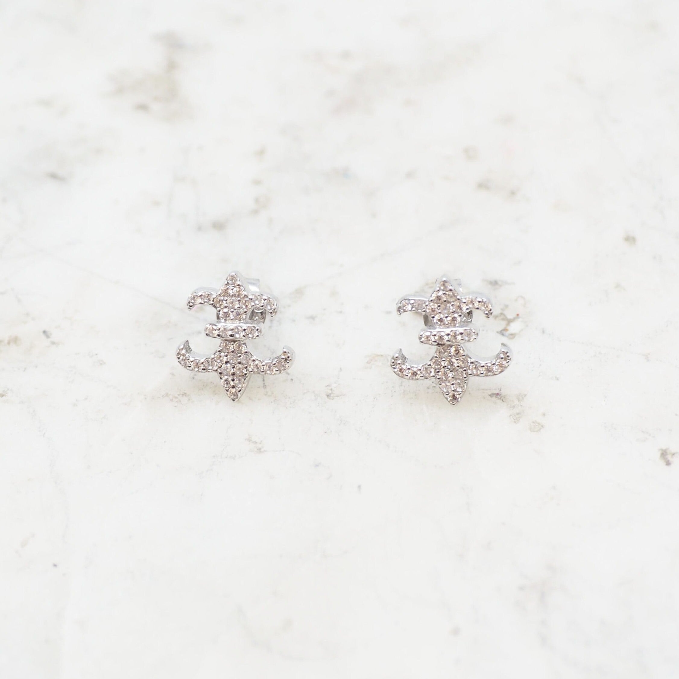 Lys - Boucles d'oreilles