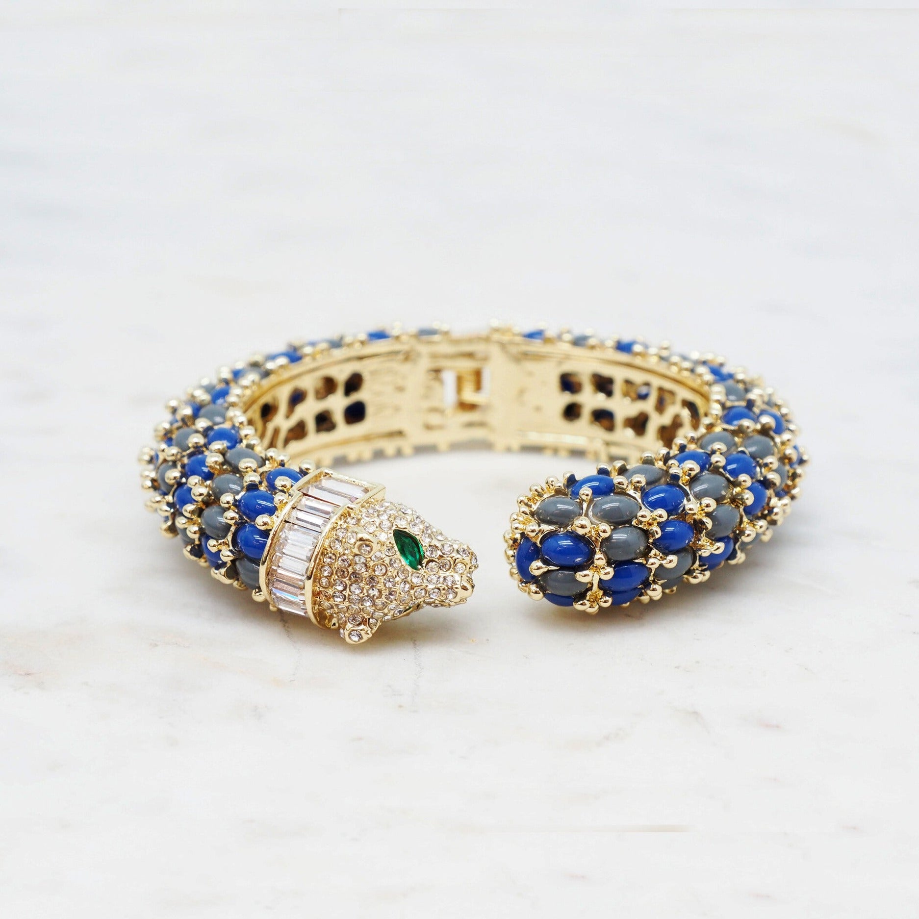 Le Jonc Tigre - Bleu & Gris