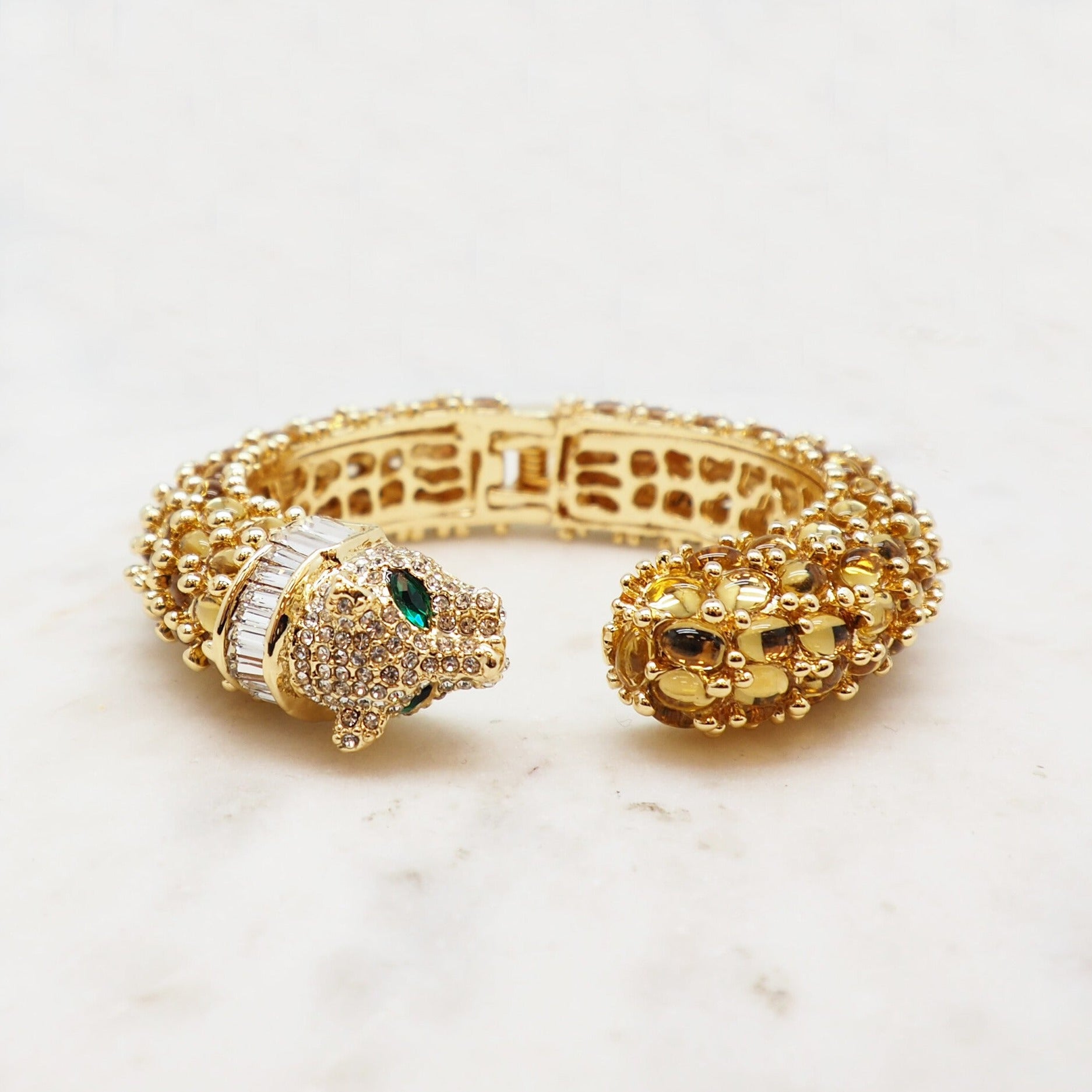 Der Tiger-Armreif – Golden