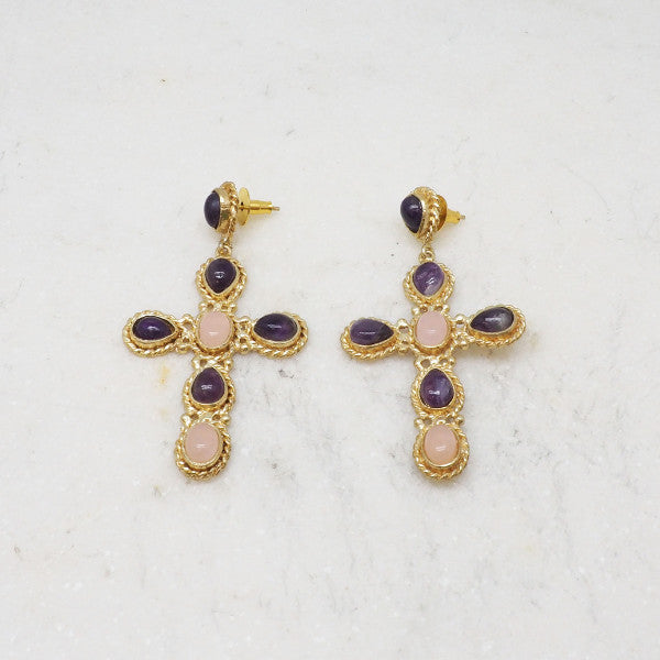 Faith - Boucles Améthyste