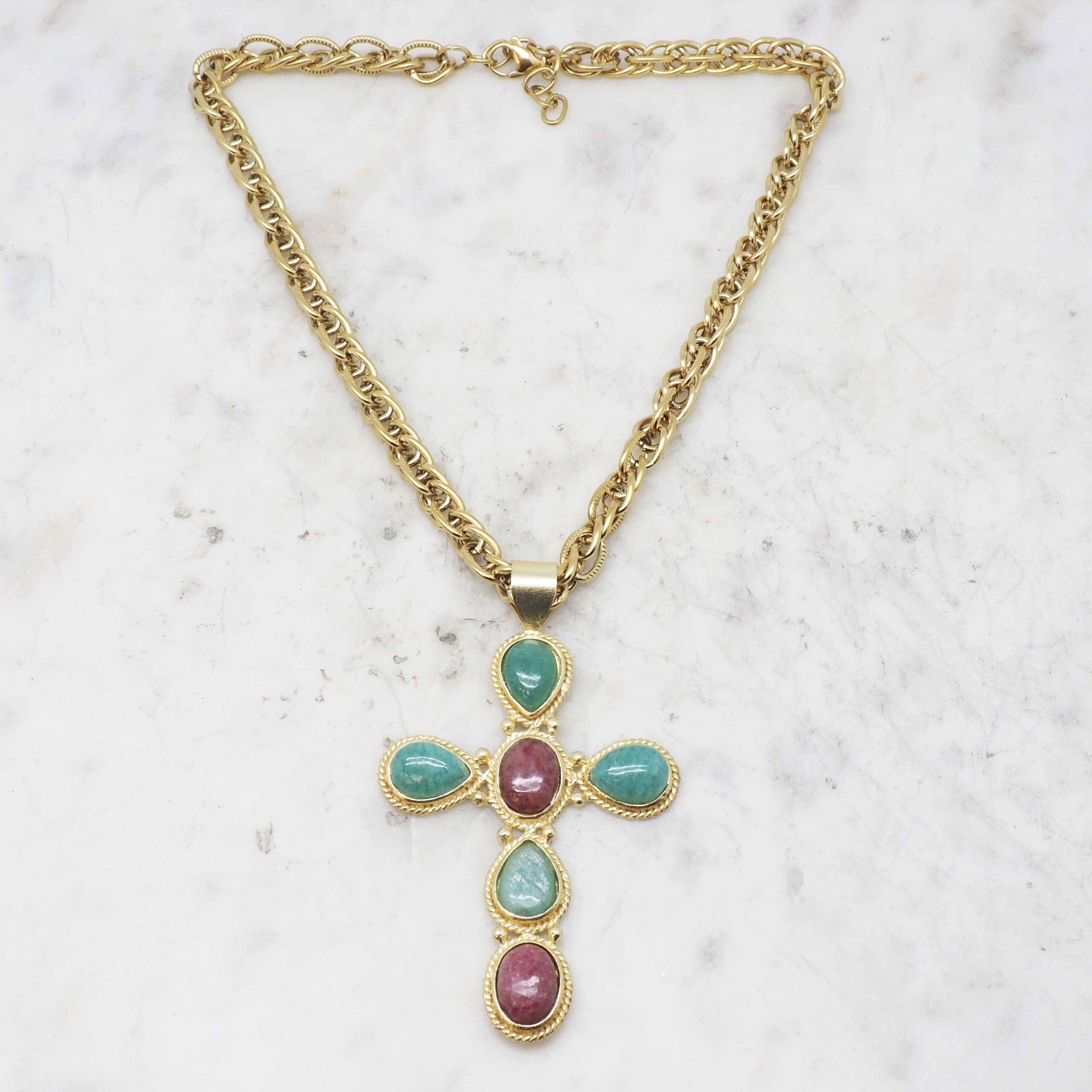 Faith - Collier Rhodonite