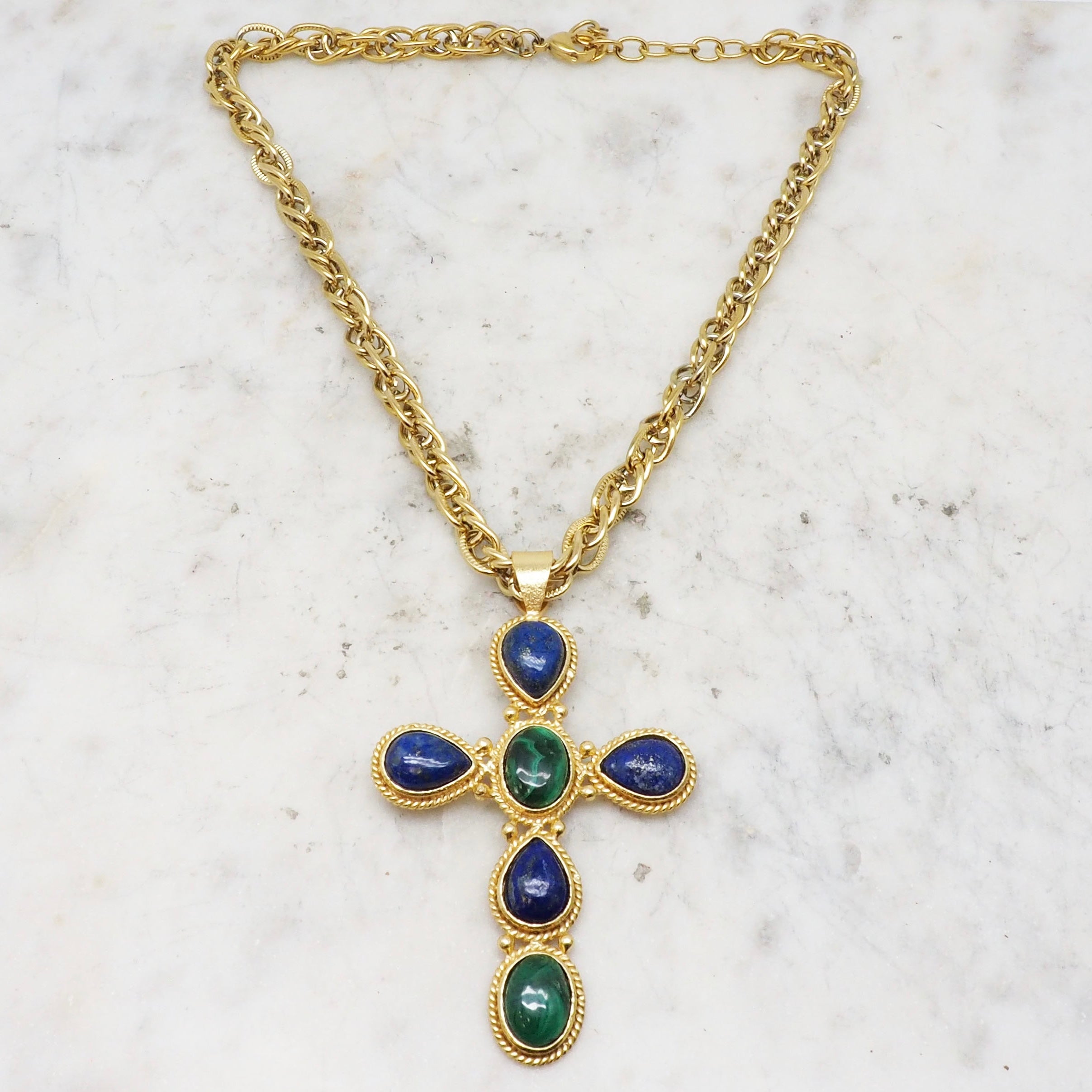 Faith - Lapis Necklace