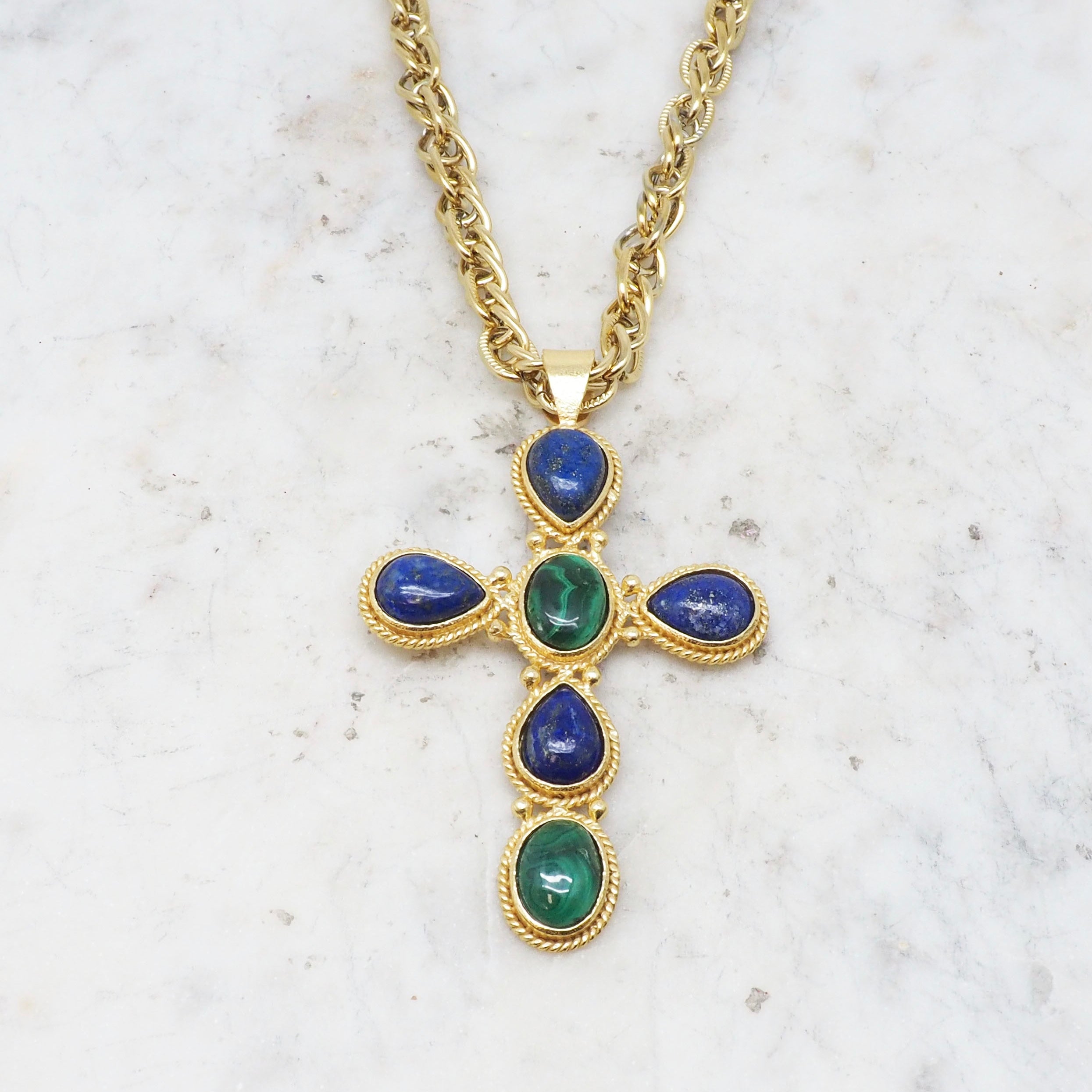 Faith - Lapis Necklace