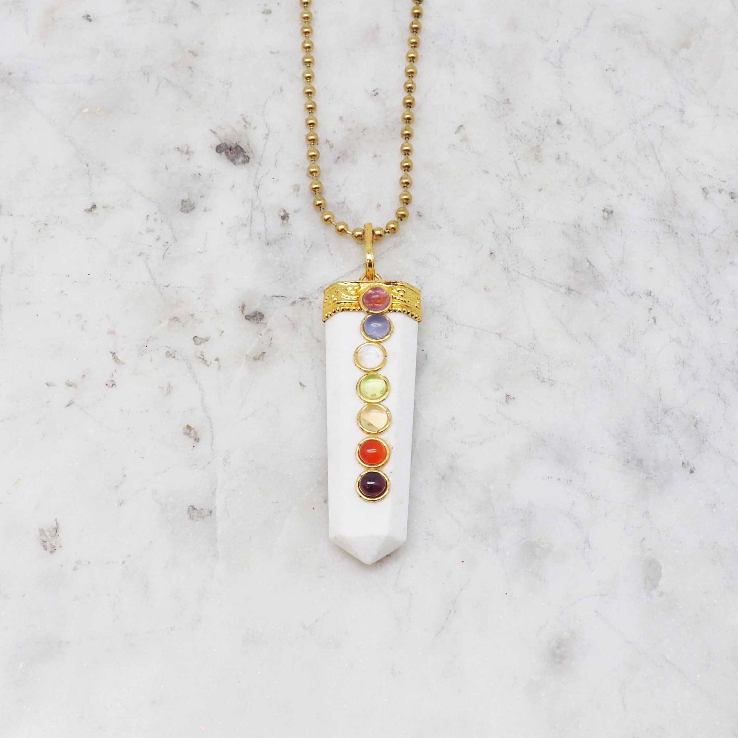 Sakura - White - 7 chakras