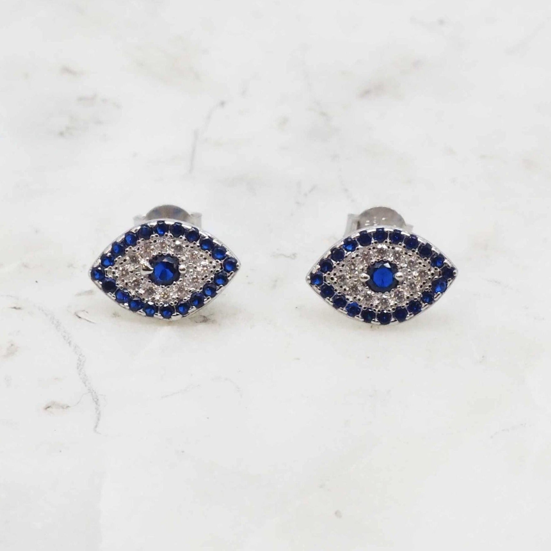 Blue Eye - Boucles d'oreilles