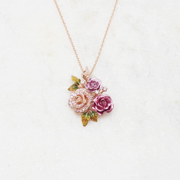 Bouquet de Roses - Collier