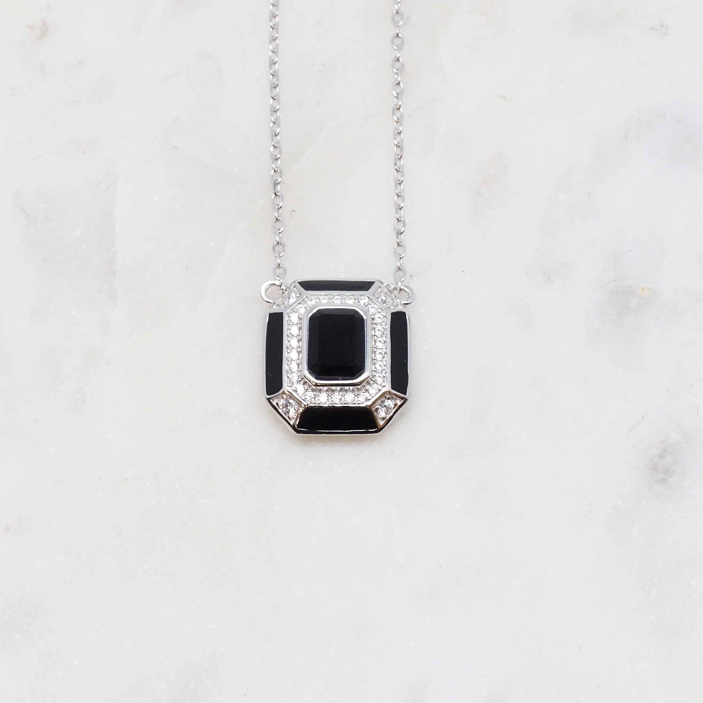 Rétro - Collier Onyx